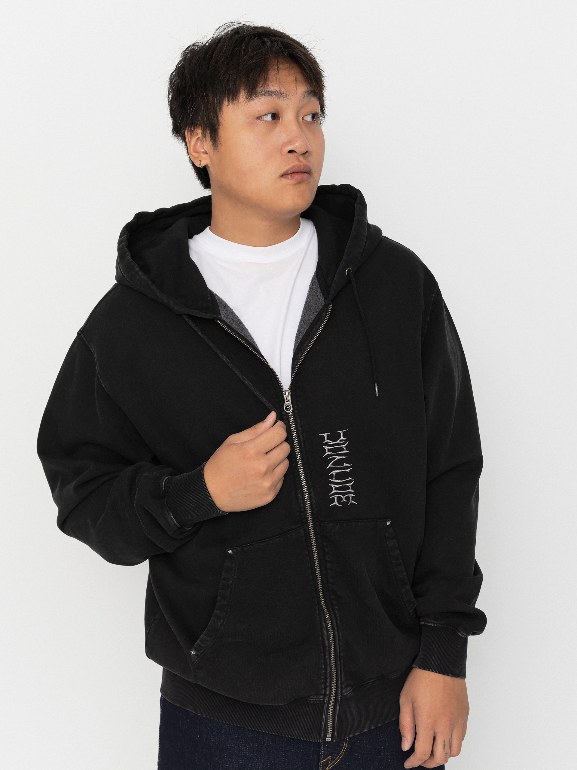 Bluza z kapturem Volcom Studder ZHD (black)