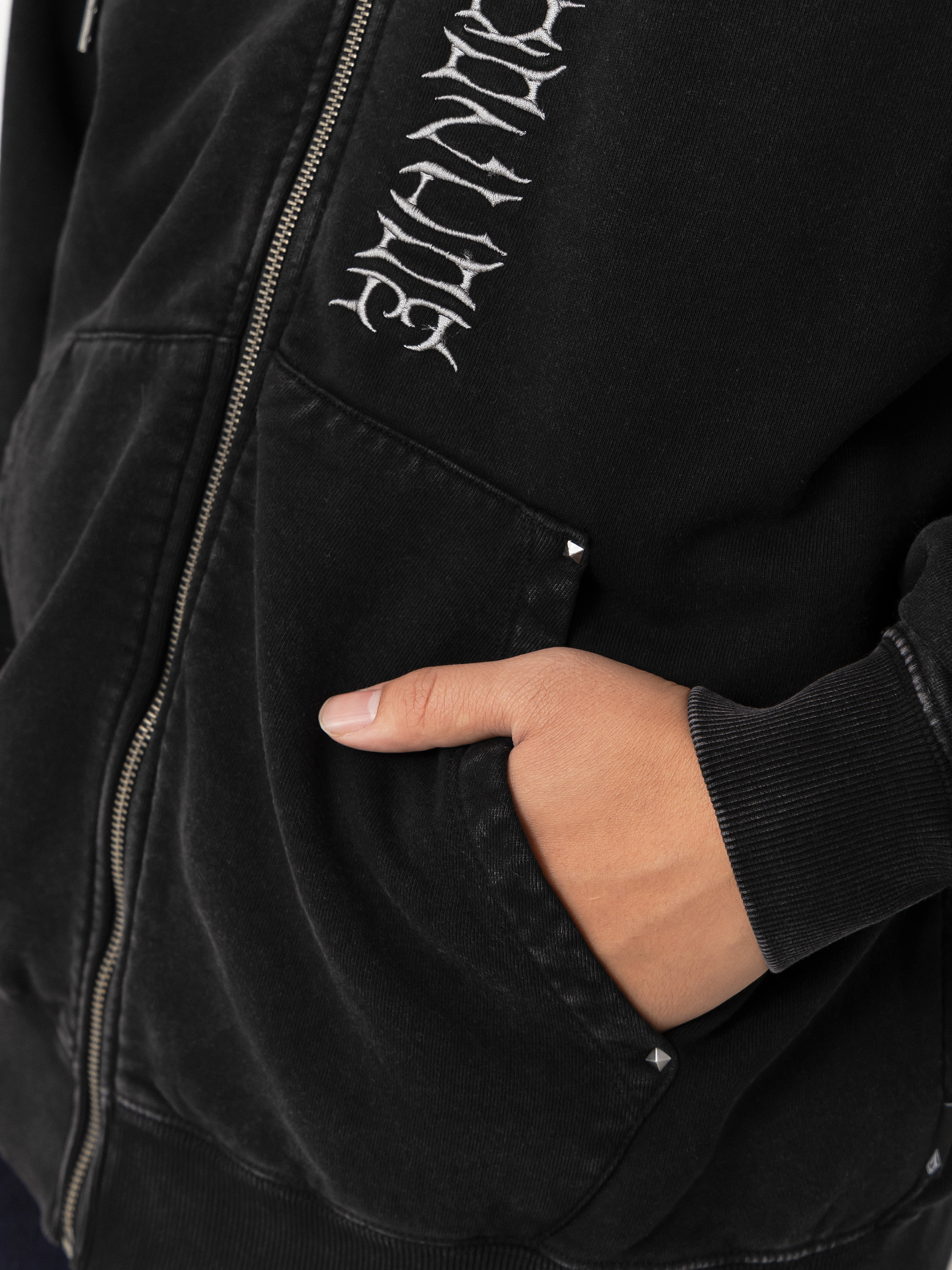 Bluza z kapturem Volcom Studder ZHD (black)