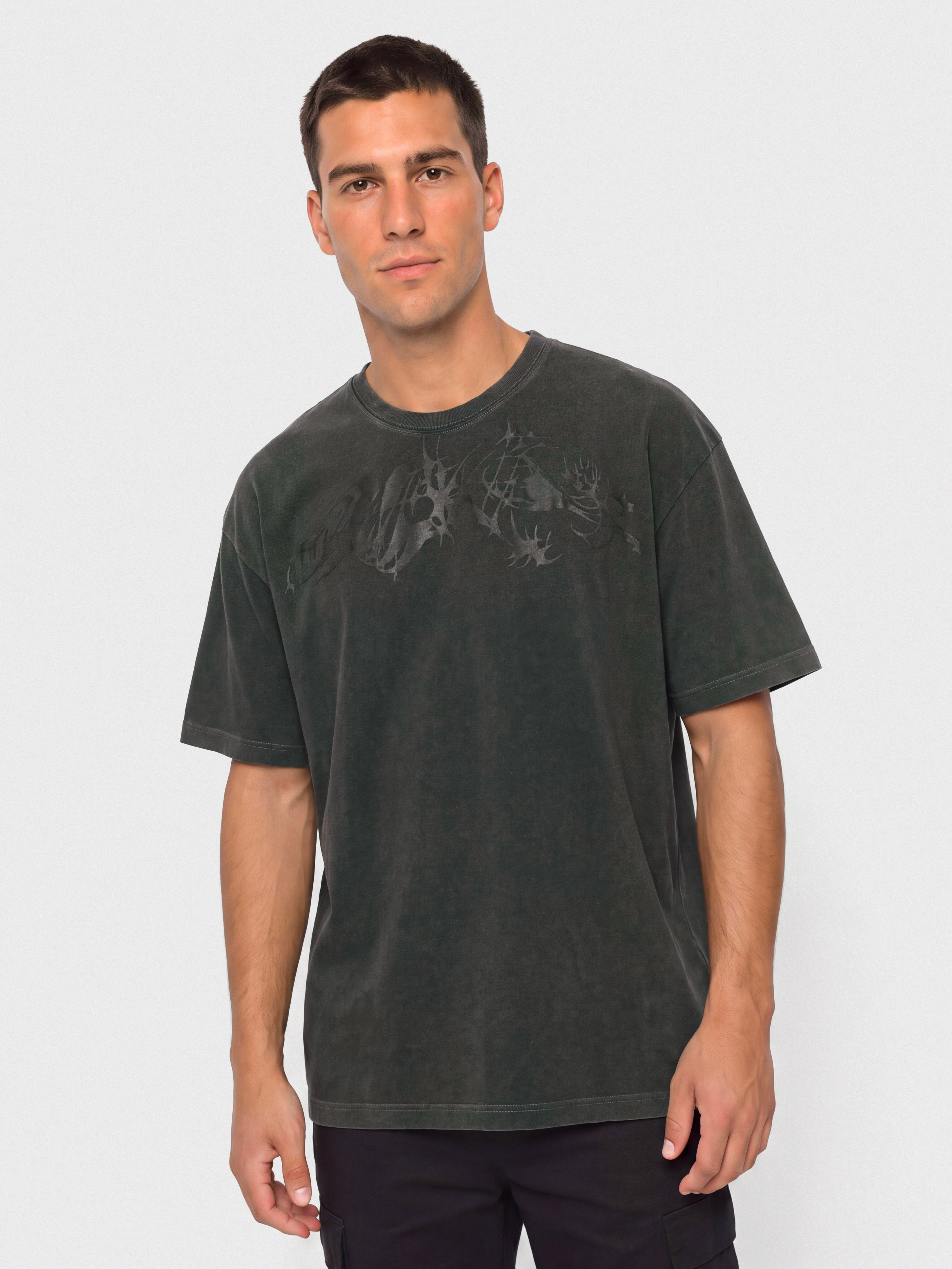 T-shirt Polar Skate Dari Tribal (silver black)
