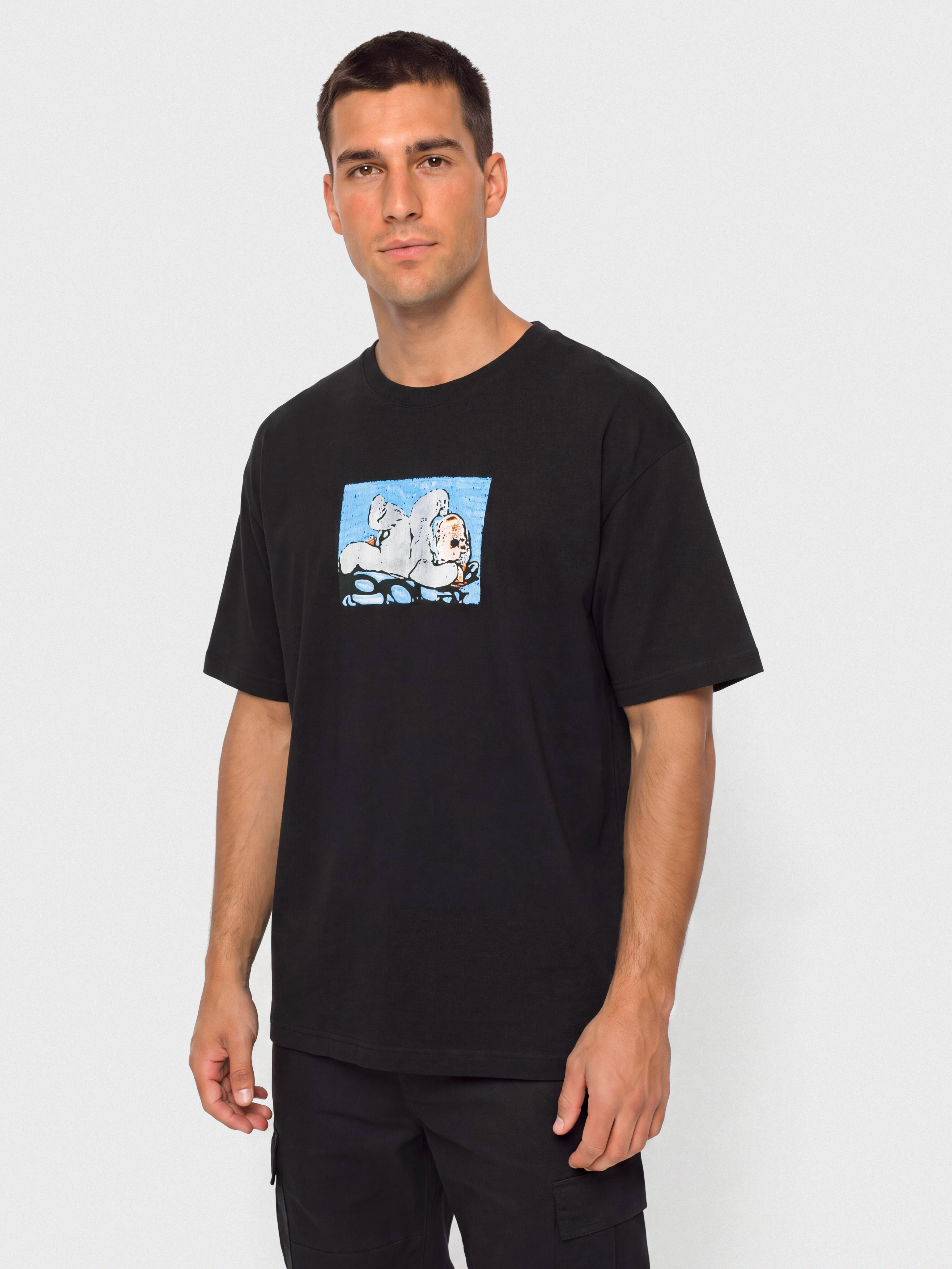 T-shirt Polar Skate Lazy Bunny (black)