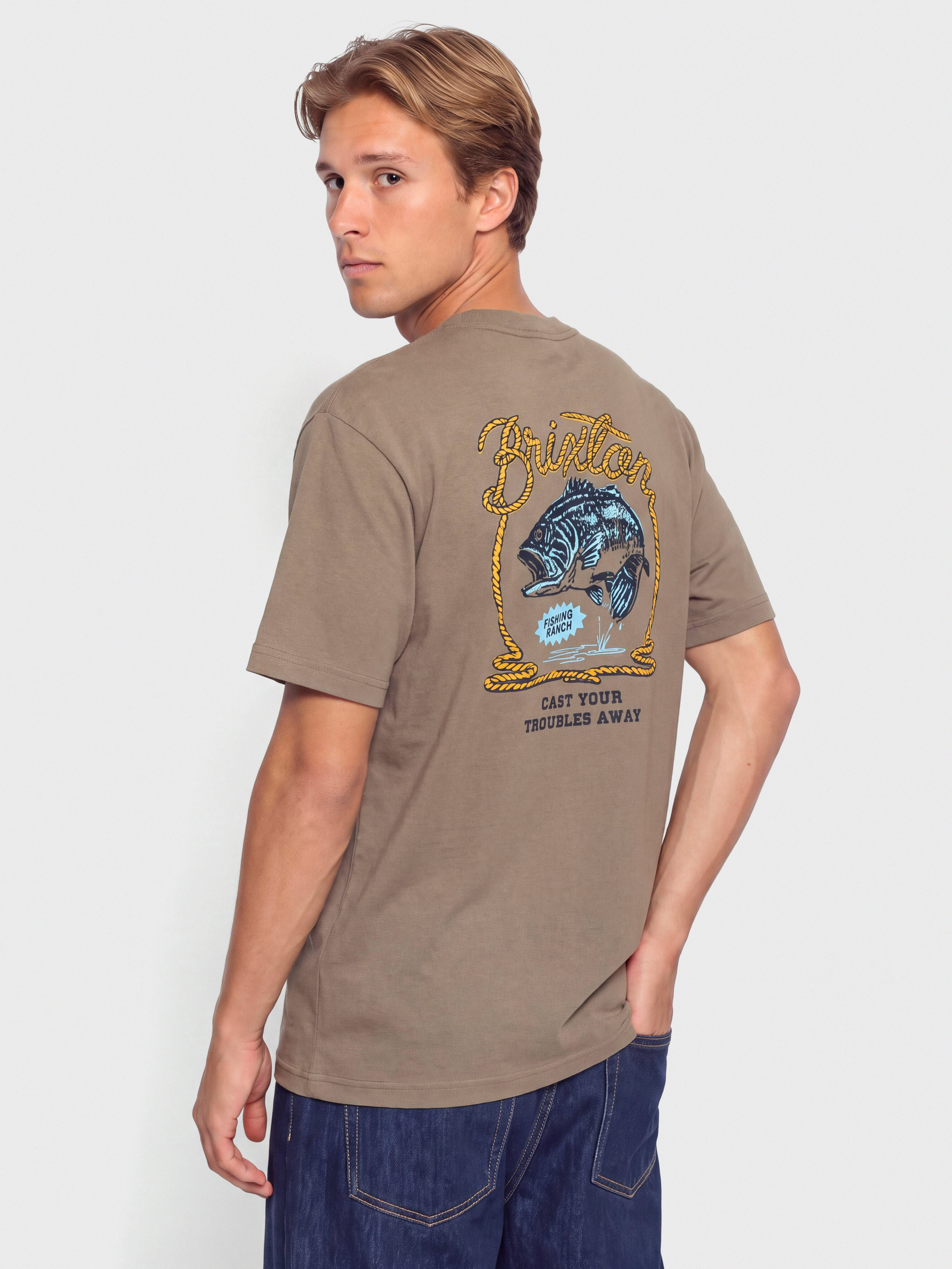 T-shirt Brixton Cast Stnd (earth)