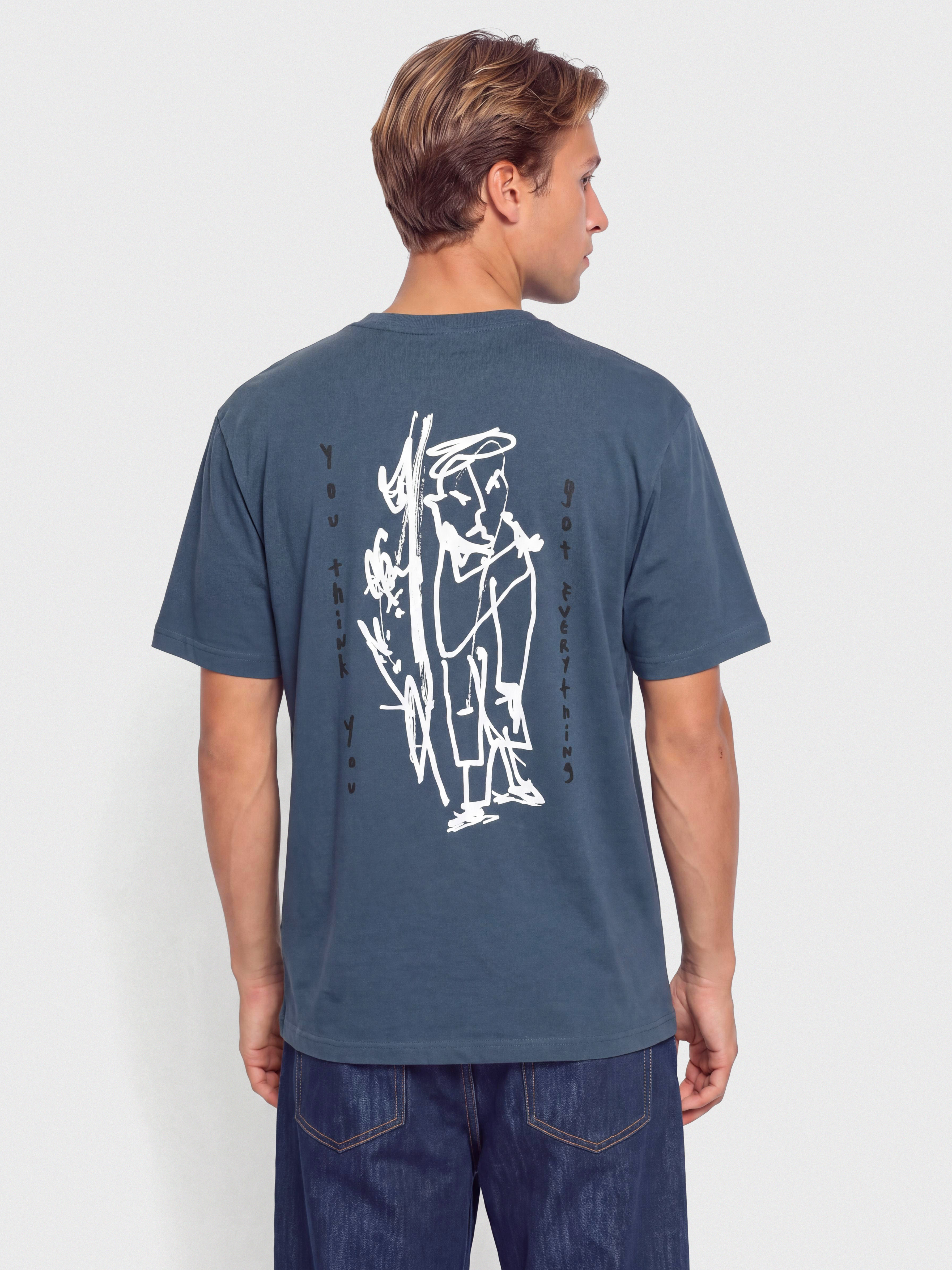 T-shirt Polar Skate Got Everything (grey blue)