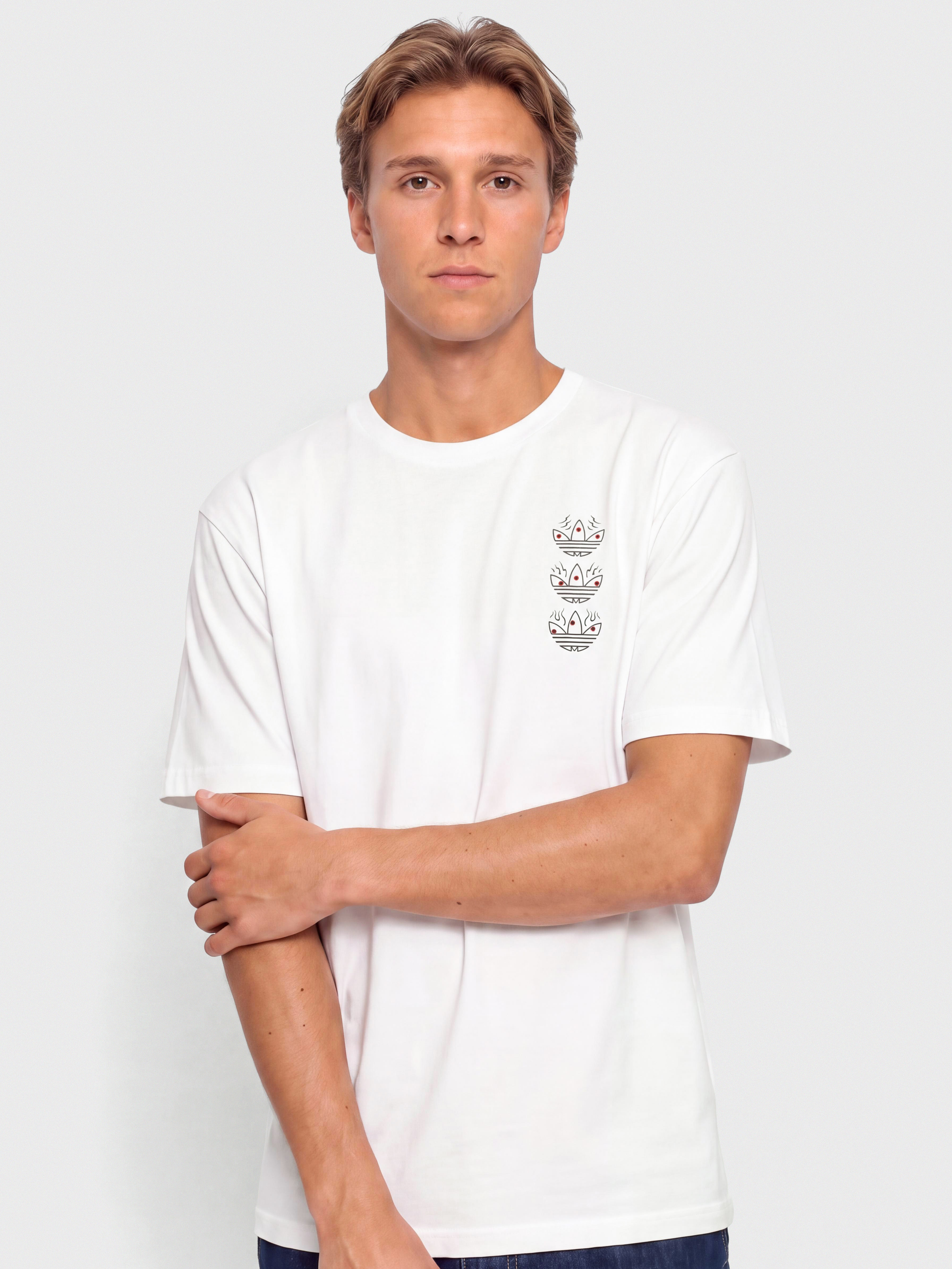 T-shirt adidas Tos Curb (white/multco)