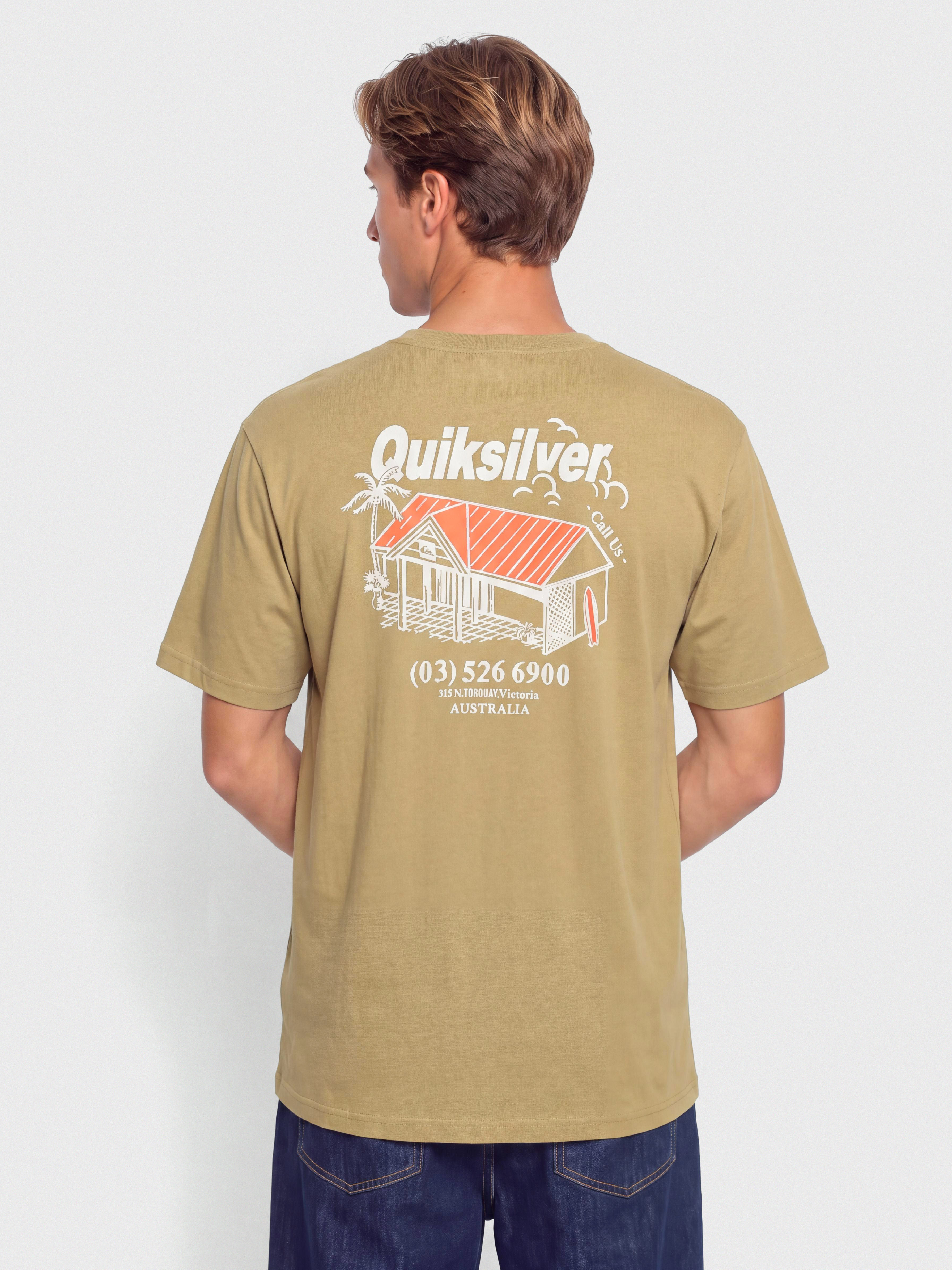 T-shirt Quiksilver Deep House (kelp)