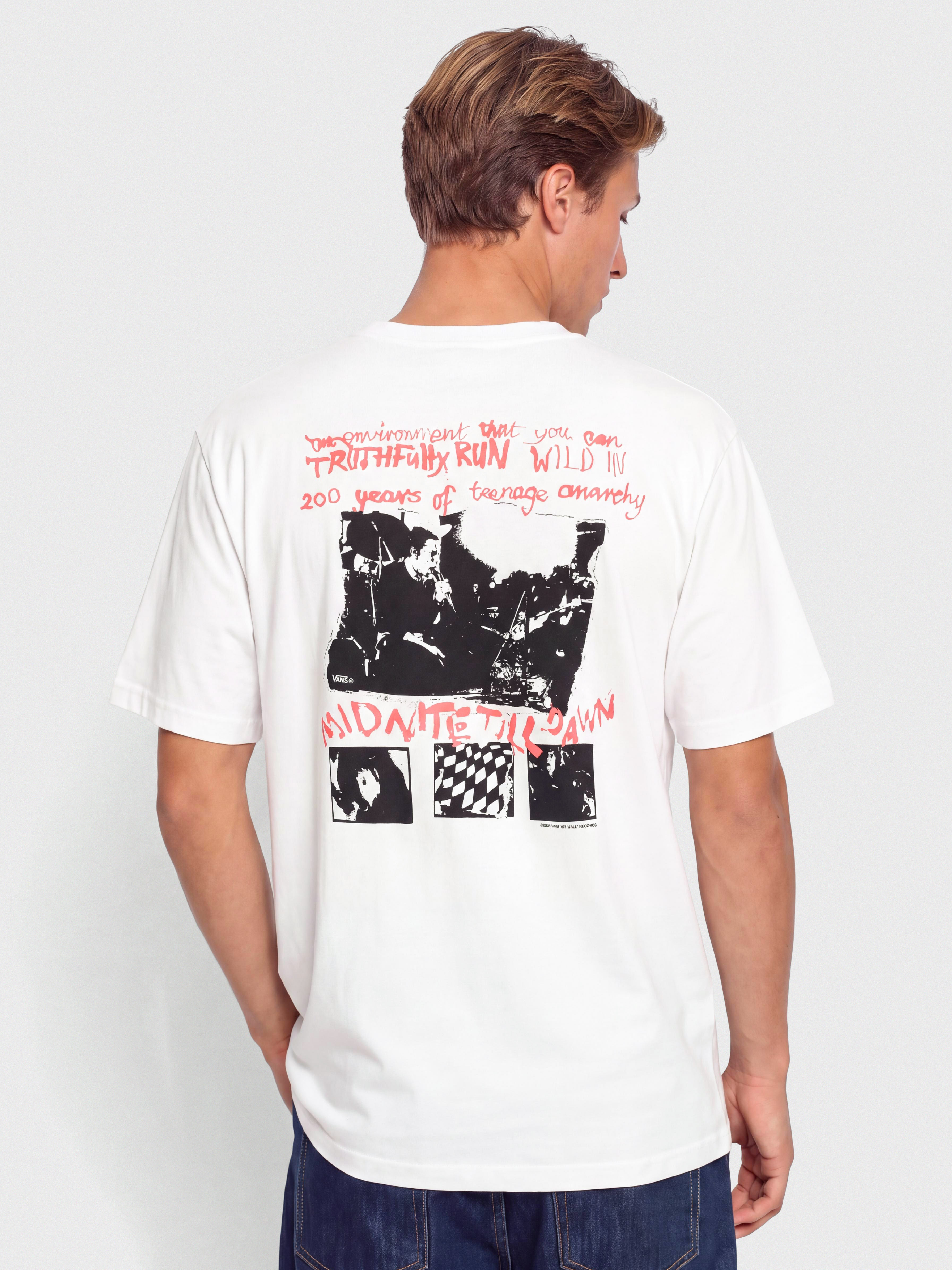 T-shirt Vans Sex Pistols Run Wild On The Green (white)