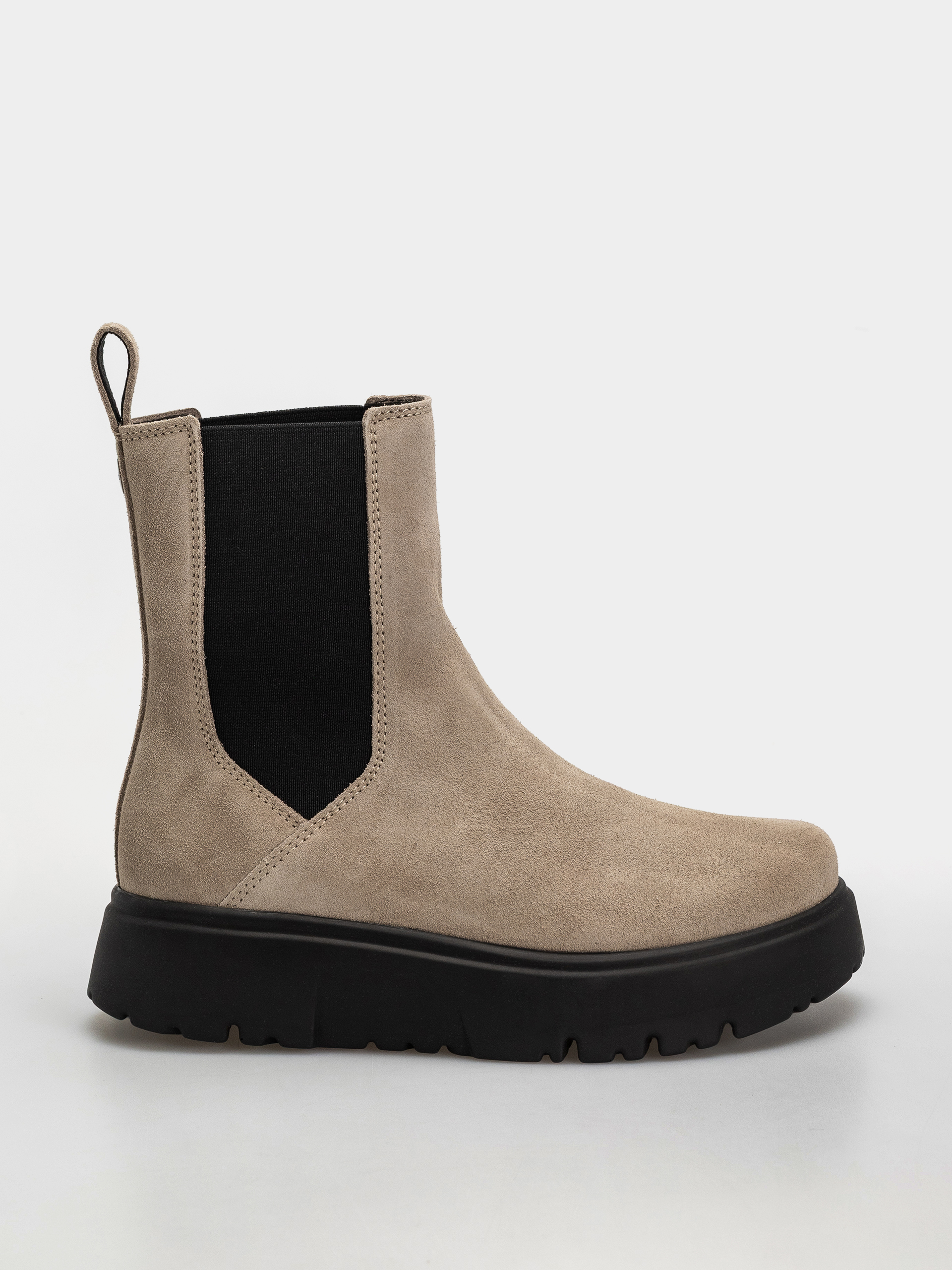Buty Birkenstock Theda Chelsea Suede Leather Narrow Wmn (taupe)