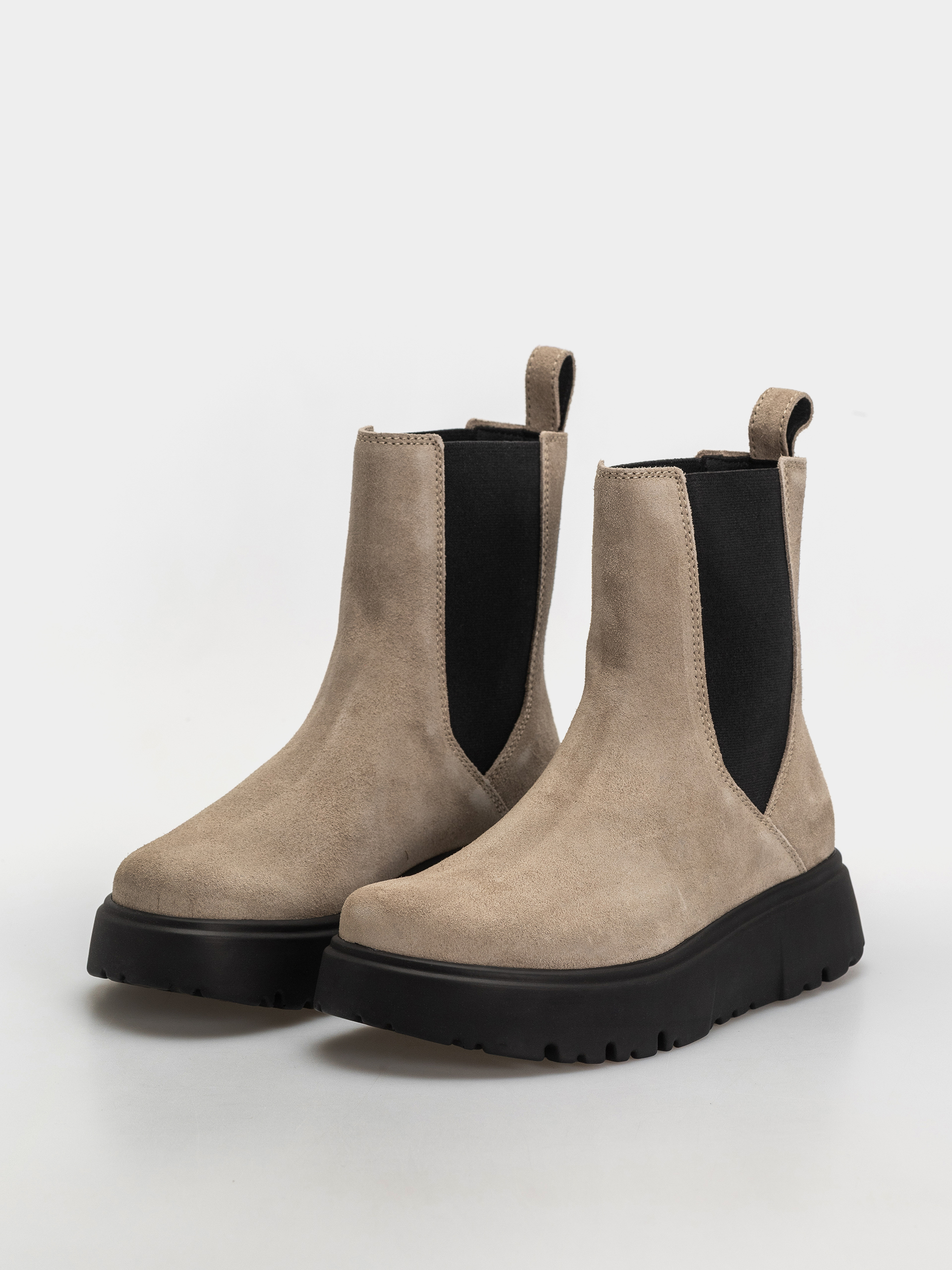Buty Birkenstock Theda Chelsea Suede Leather Narrow Wmn (taupe)