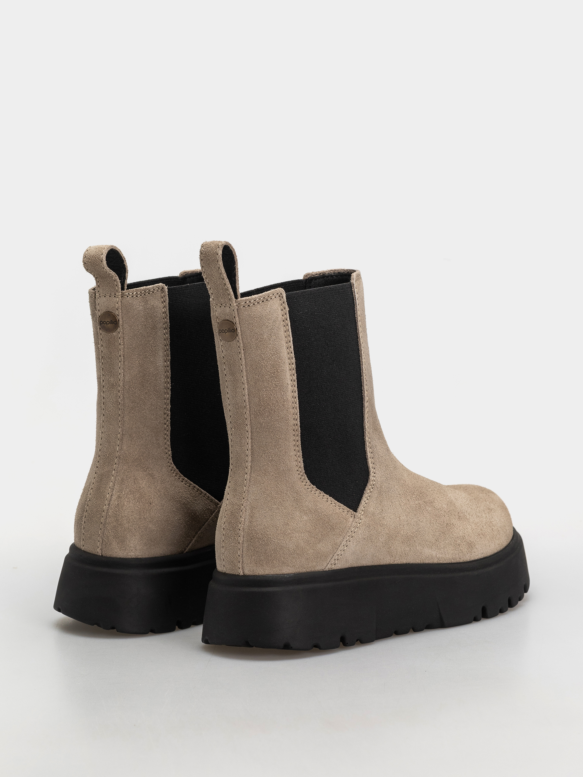 Buty Birkenstock Theda Chelsea Suede Leather Narrow Wmn (taupe)