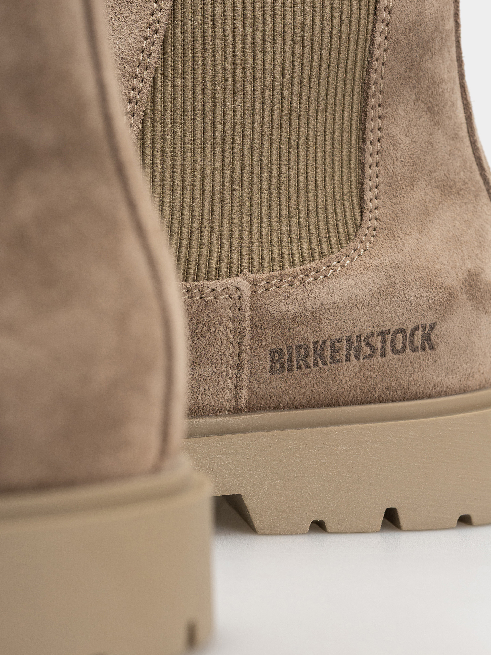 Buty Birkenstock Highwood Suede Leather Narrow (taupe)