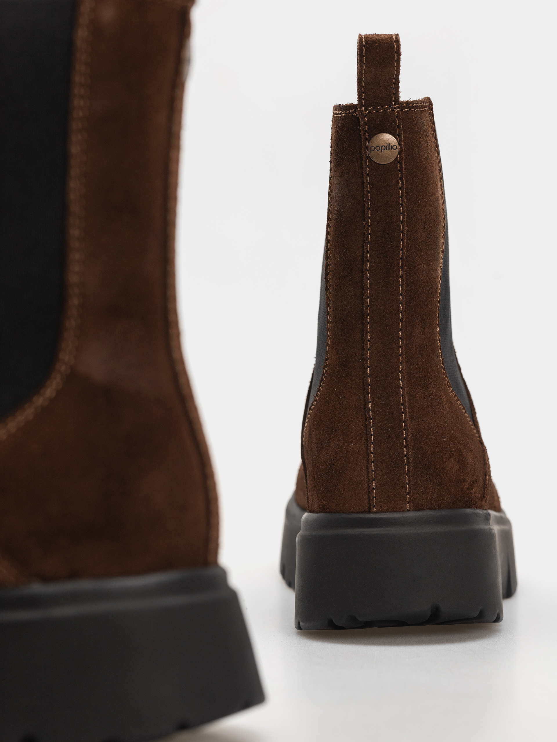 Buty Birkenstock Theda Chelsea Suede Leather Narrow Wmn (carafe)