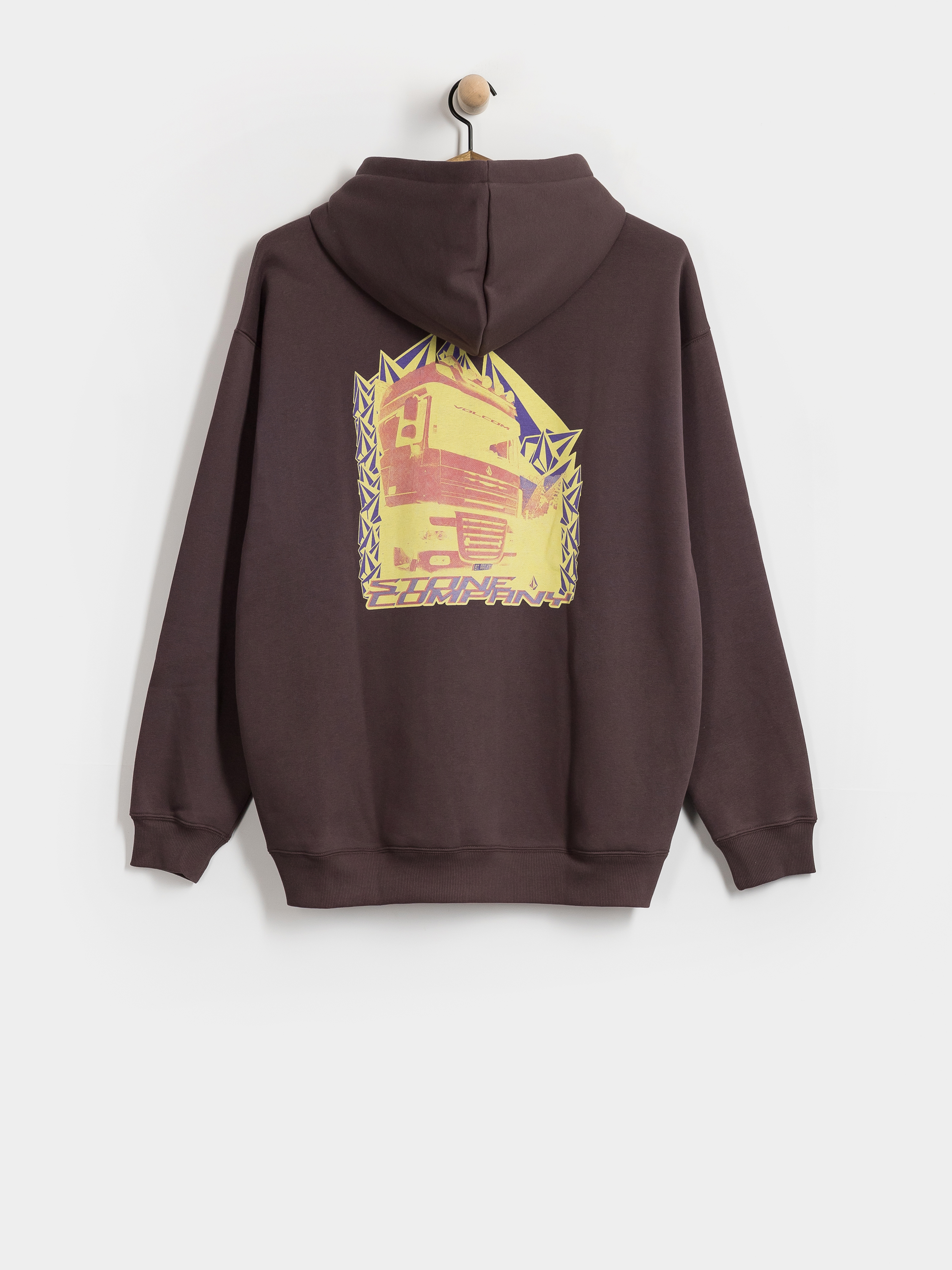 Bluza z kapturem Volcom Stone Convoyer HD (raisin)