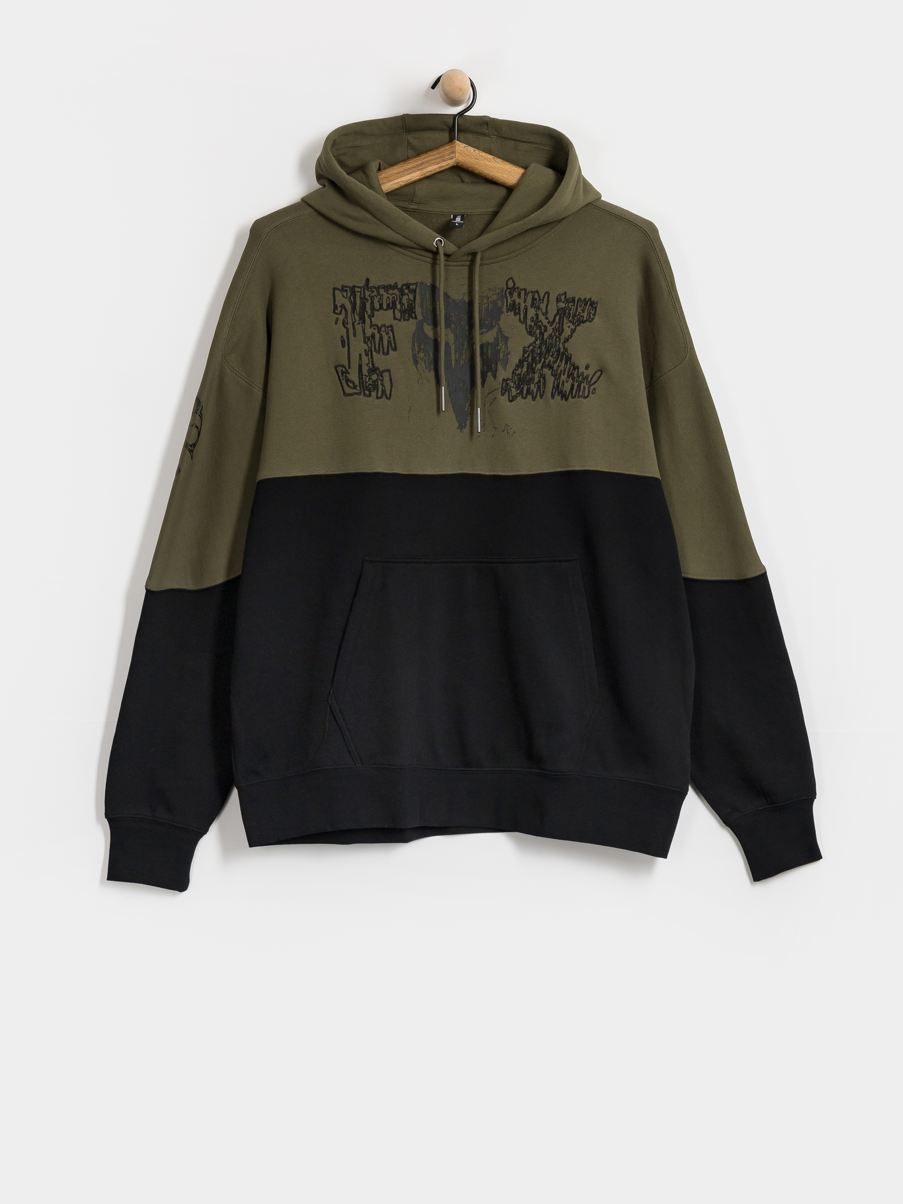 Bluza z kapturem Fox Abyss HD (olive green)