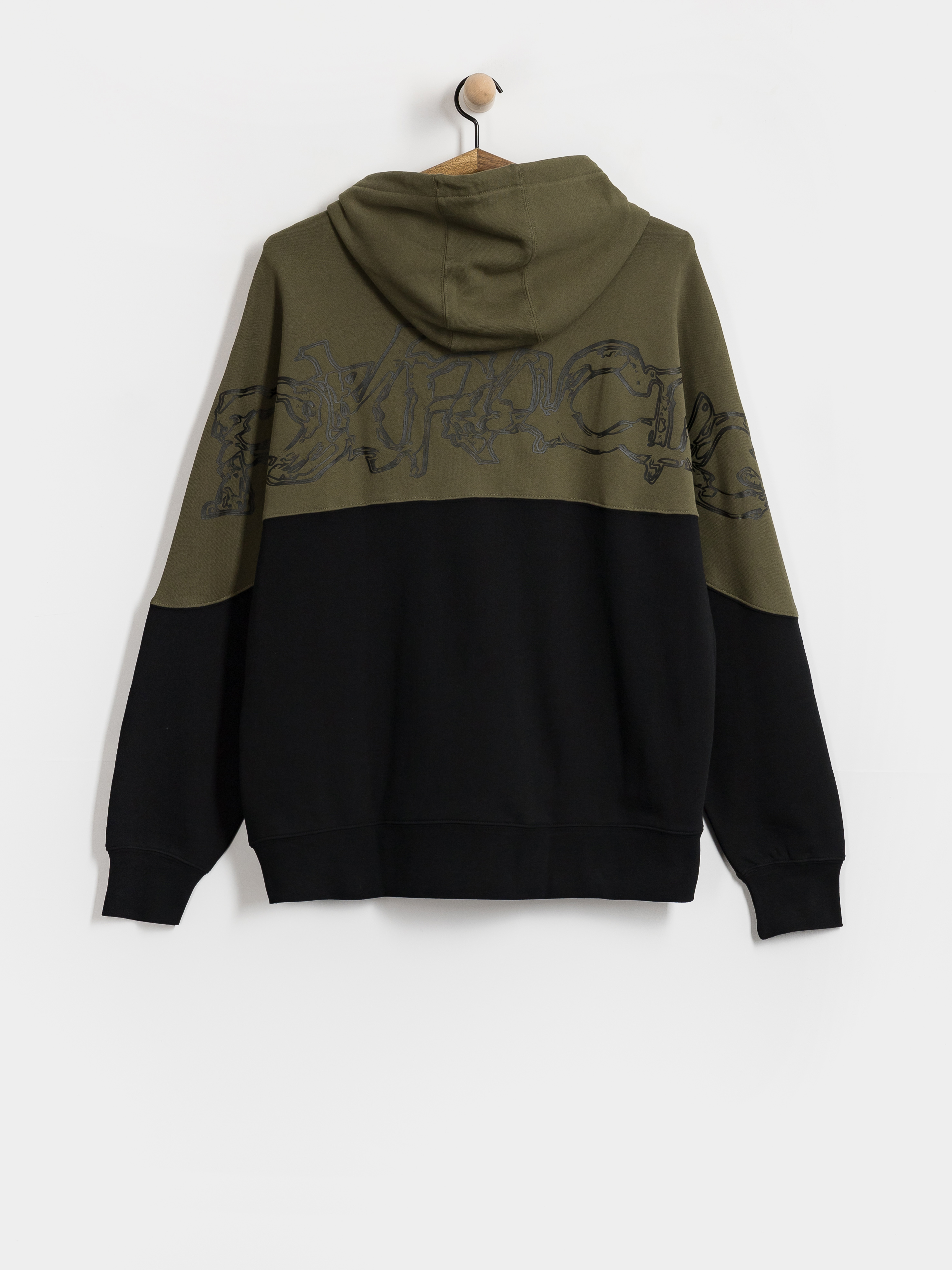 Bluza z kapturem Fox Abyss HD (olive green)