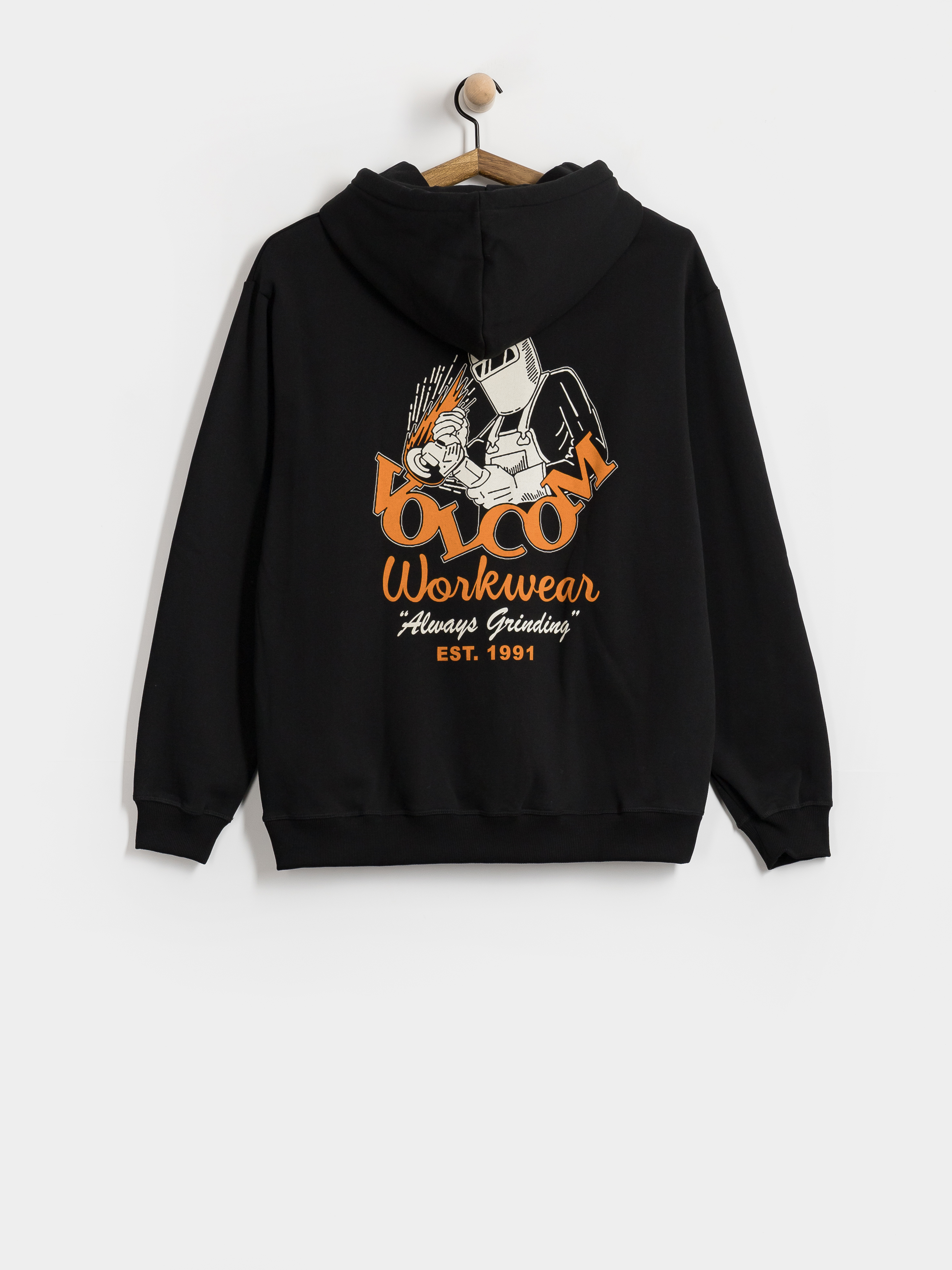 Bluza z kapturem Volcom Always Grinding HD (black)