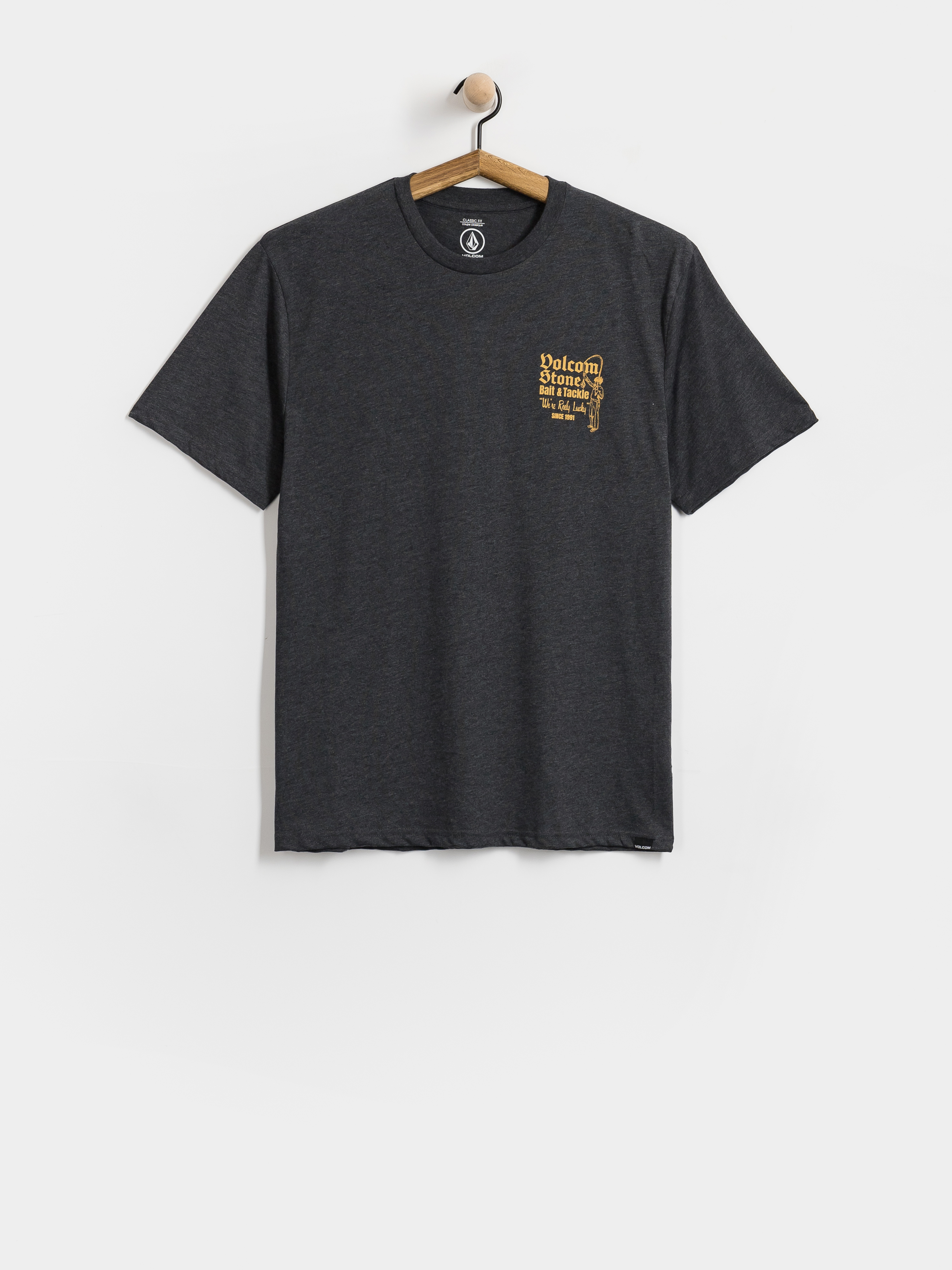 T-shirt Volcom Reely Lucky Hth (heather black)