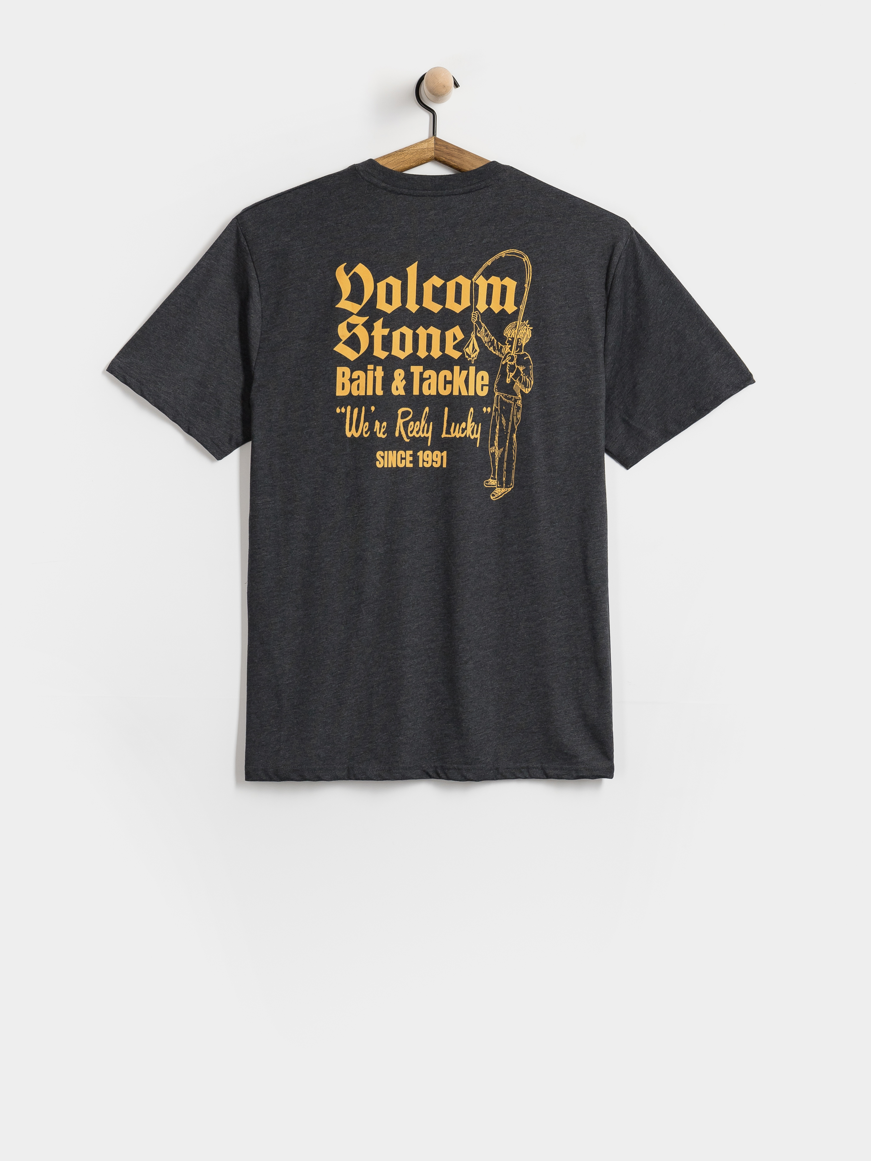 T-shirt Volcom Reely Lucky Hth (heather black)