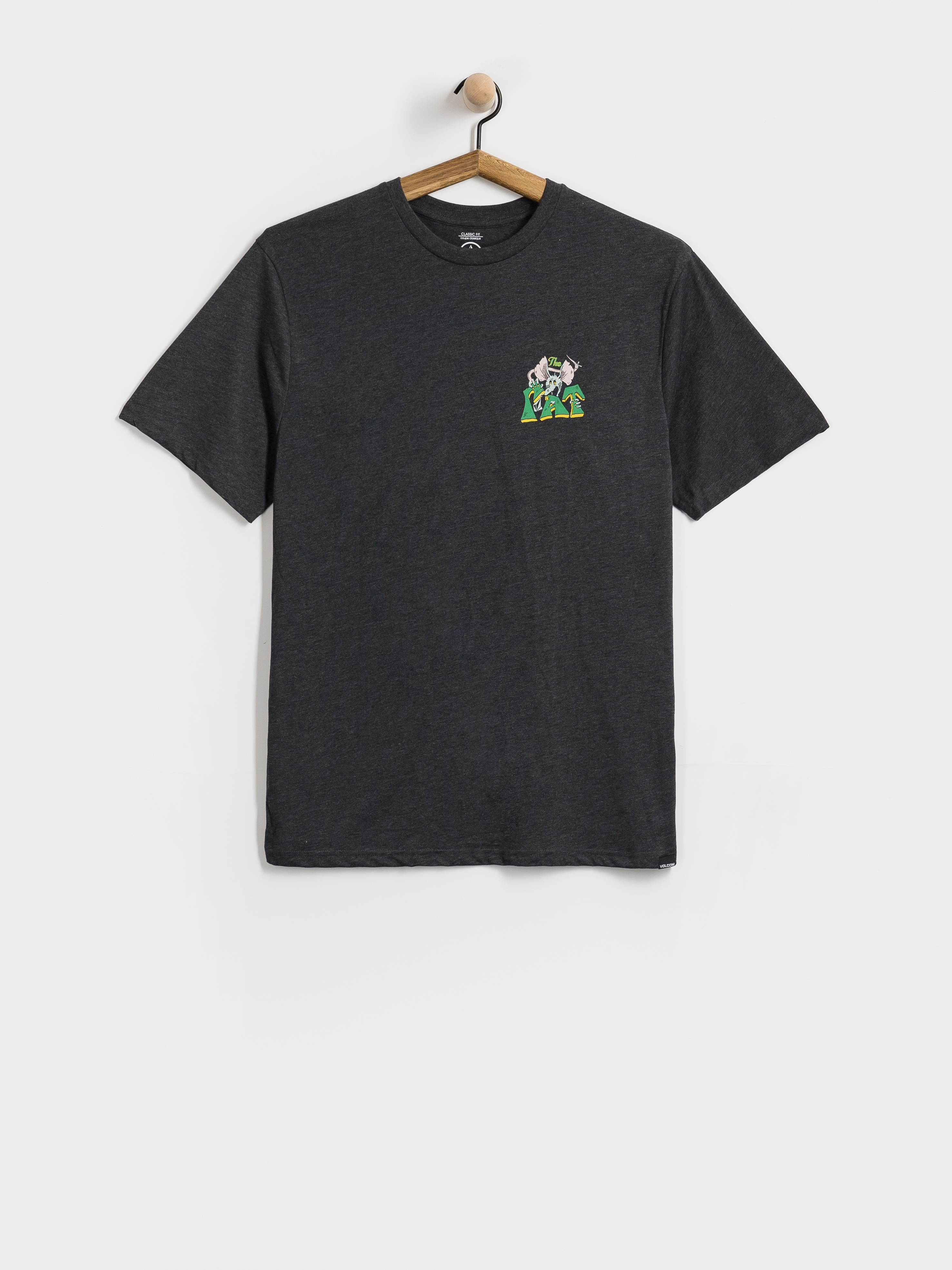 T-shirt Volcom Tipsy Rat Hth (heather black)
