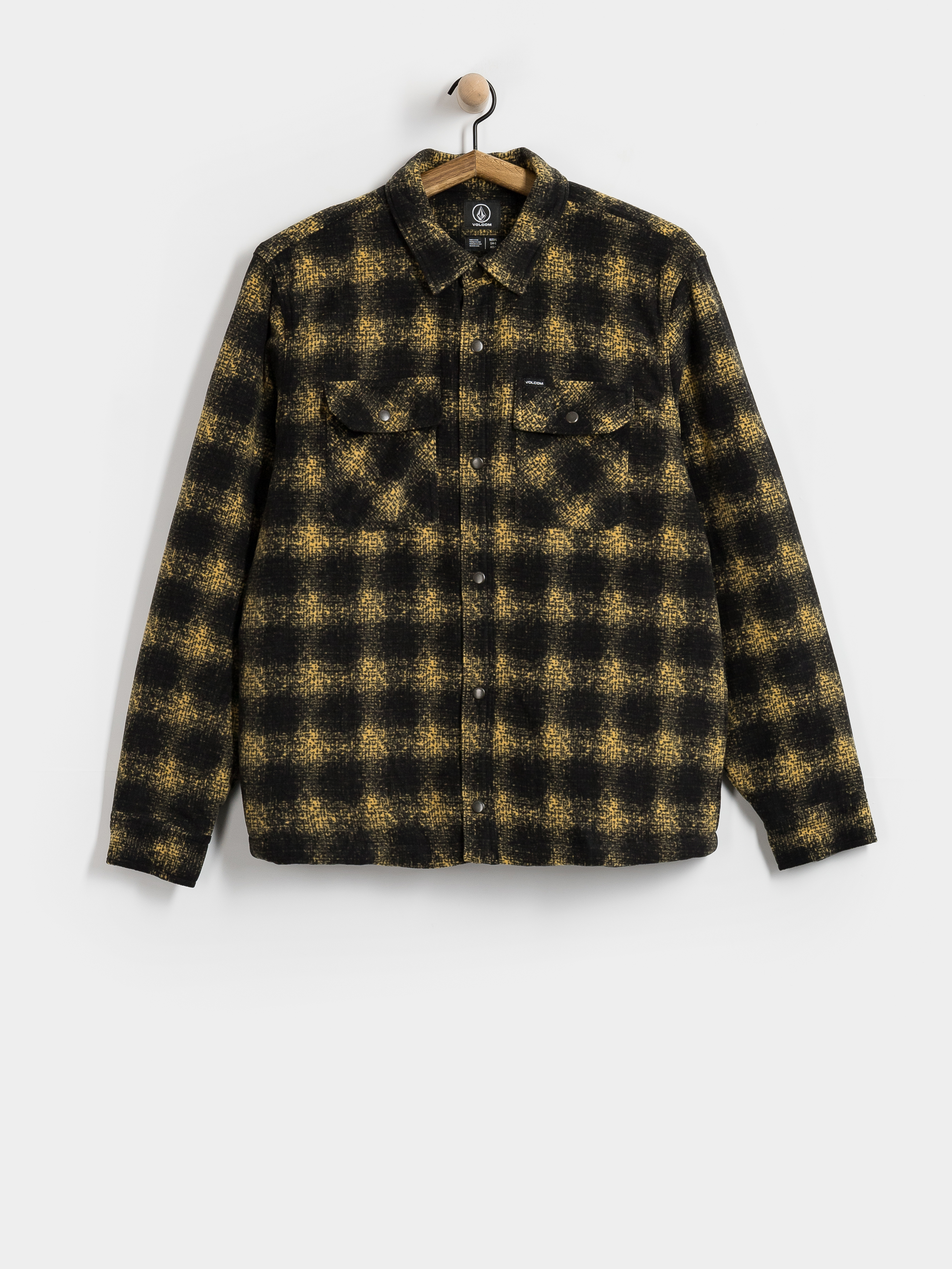 Bluza z kapturem Volcom Bowered II HD (mustard)