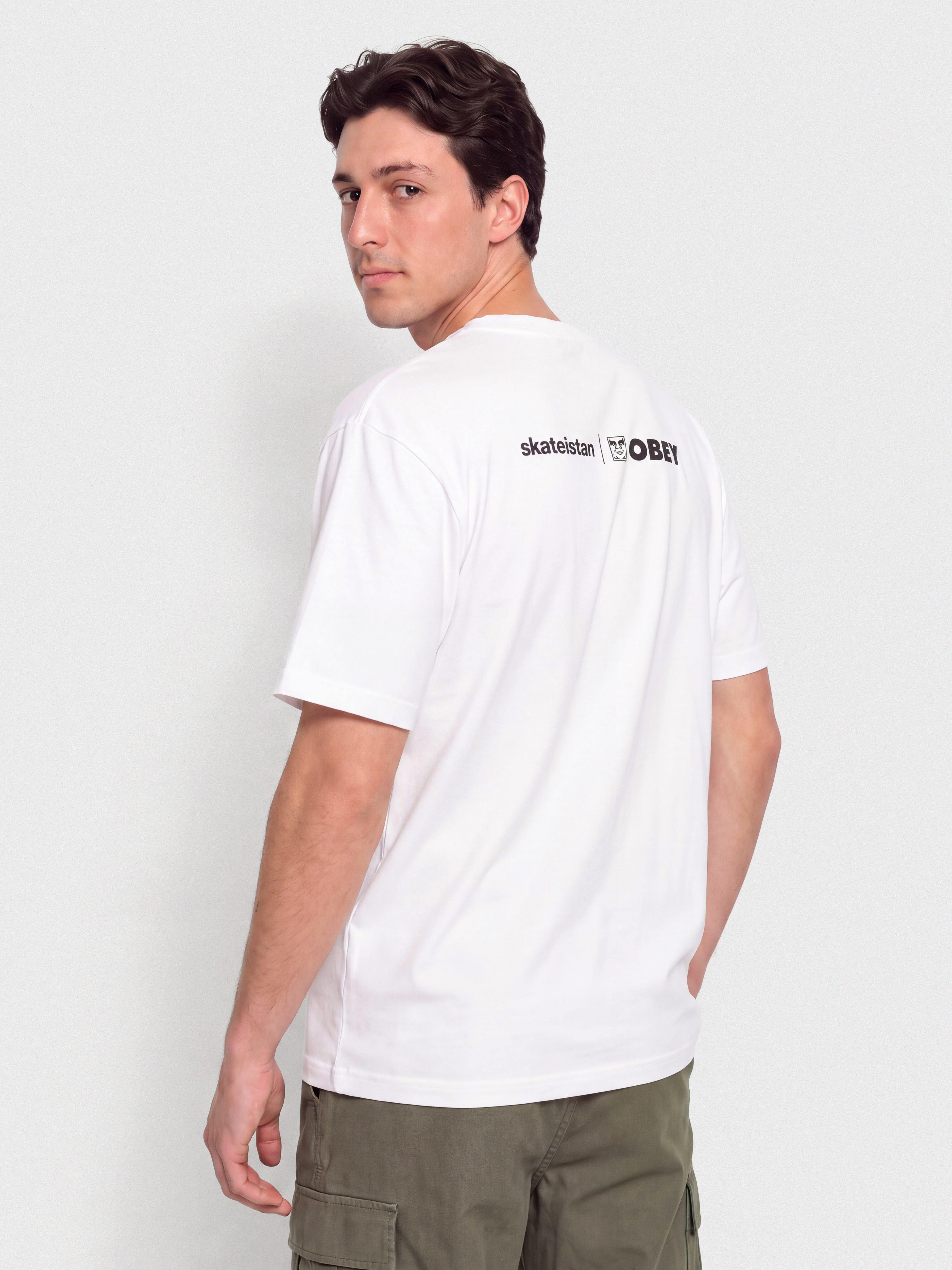 T-shirt OBEY Skateistan Photo (white)