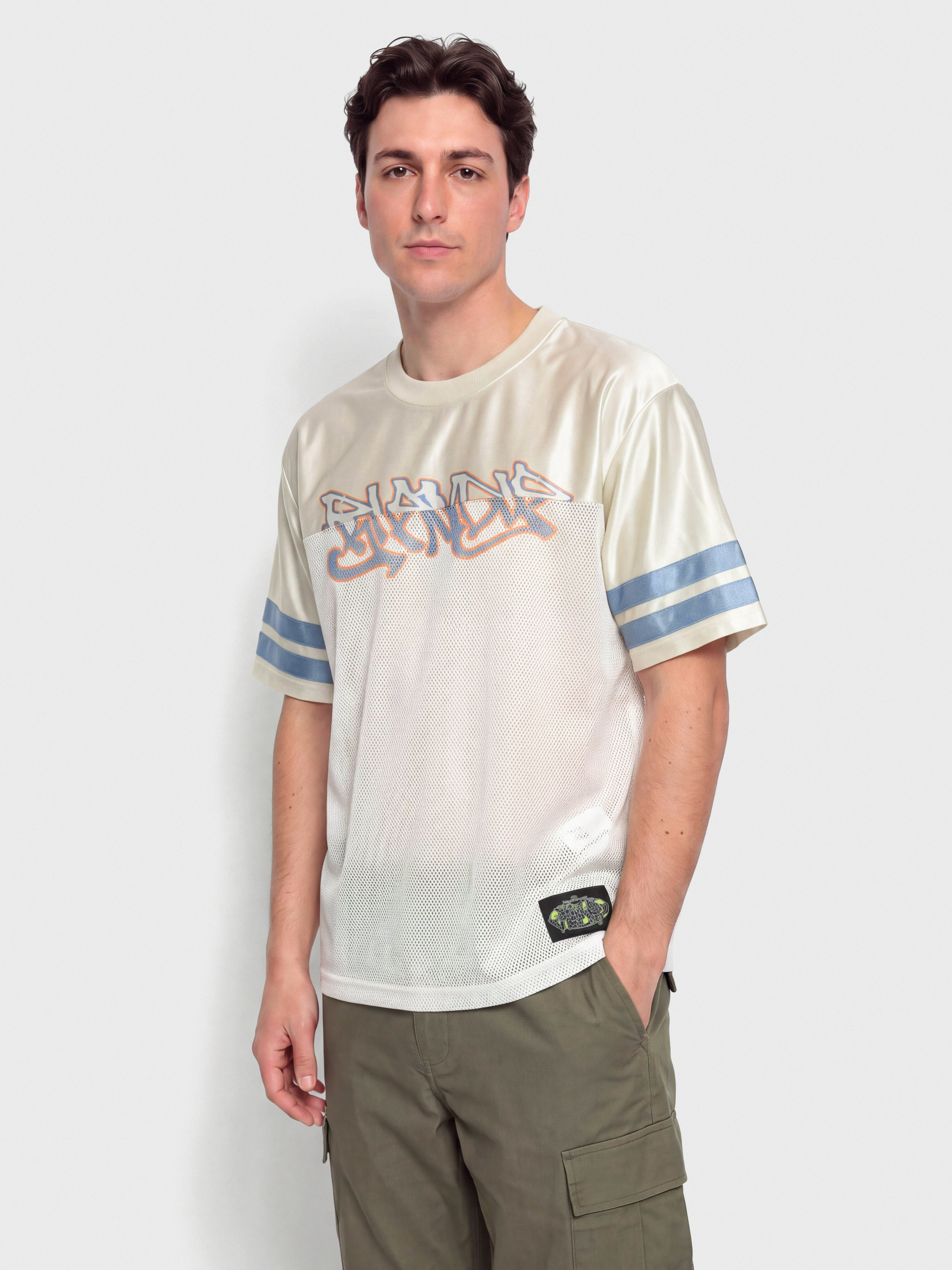 T-shirt RipNDip Too Fast Football Jersey (bone)