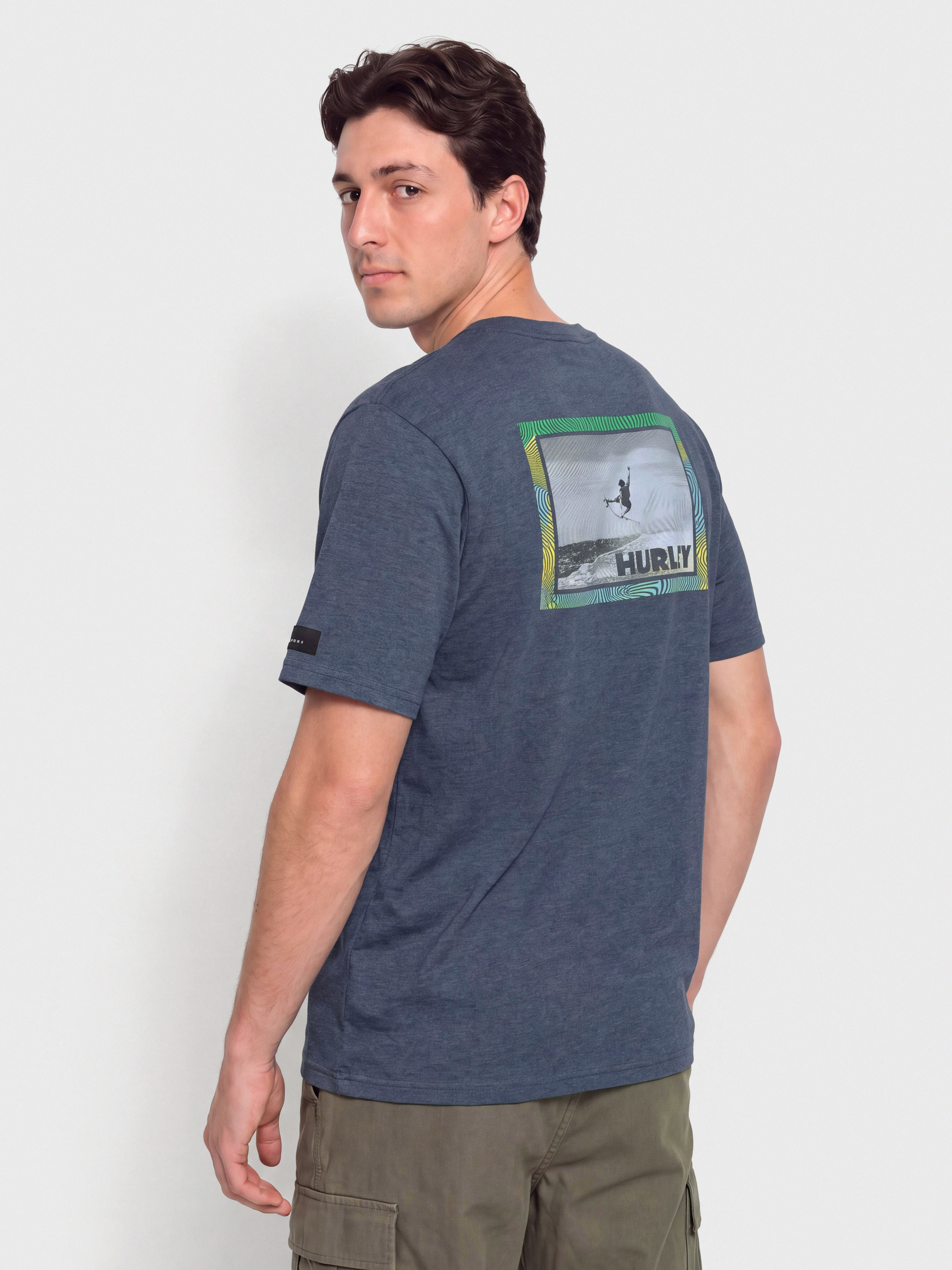 T-shirt Hurley Aerial (slate heather)