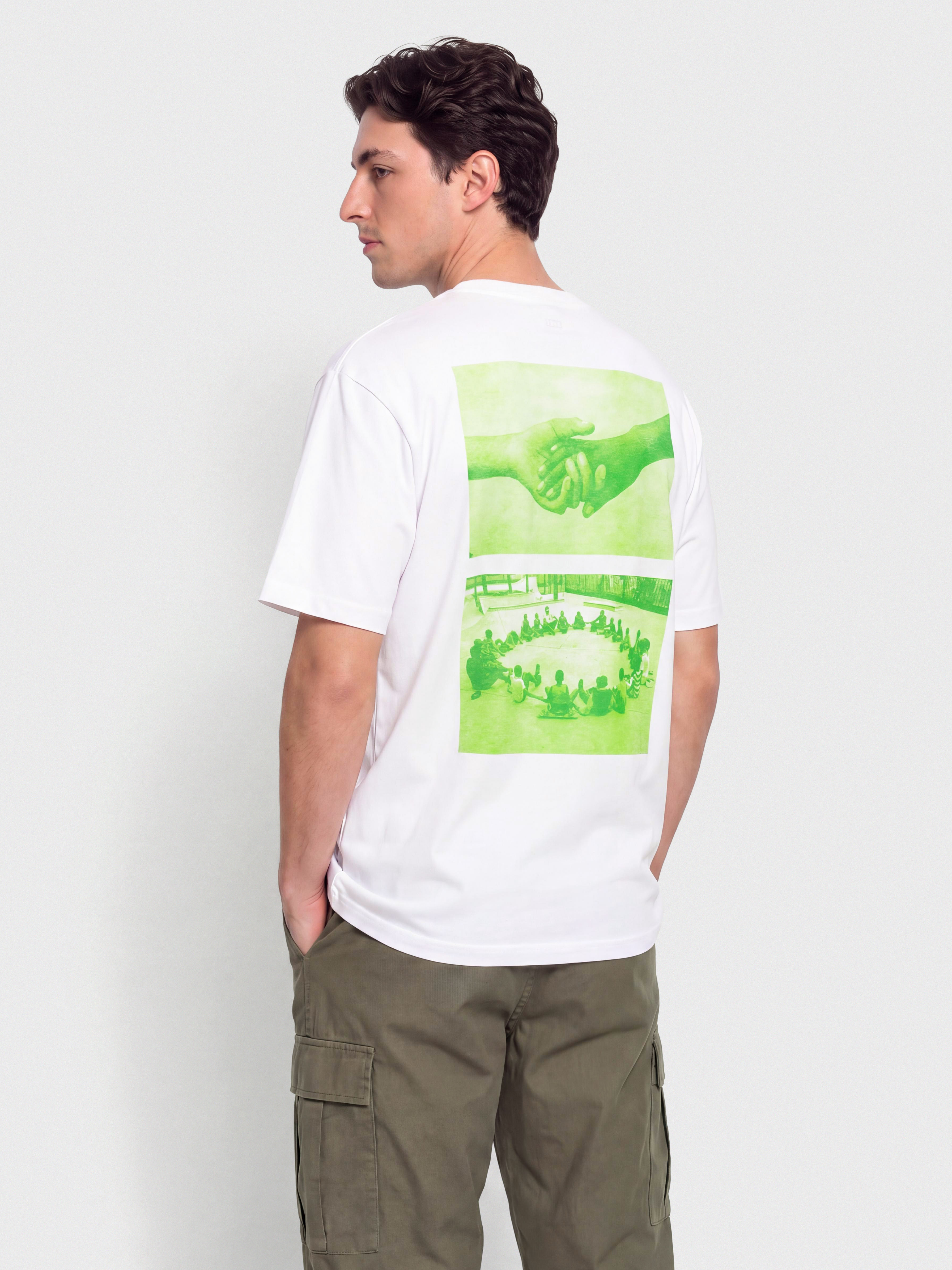 T-shirt OBEY Skateistan Child Photo (white)