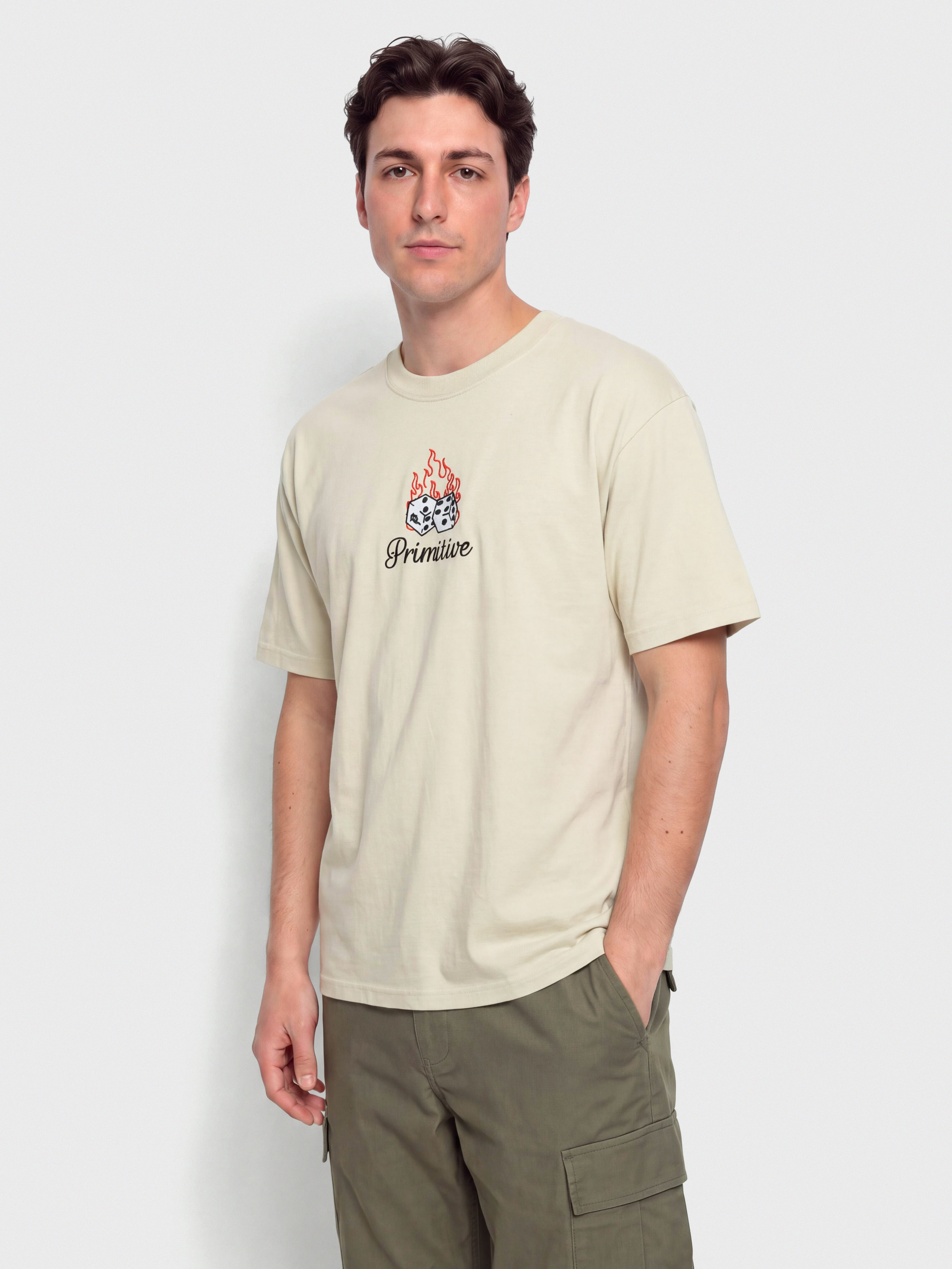 T-shirt Primitive Big City (cream)