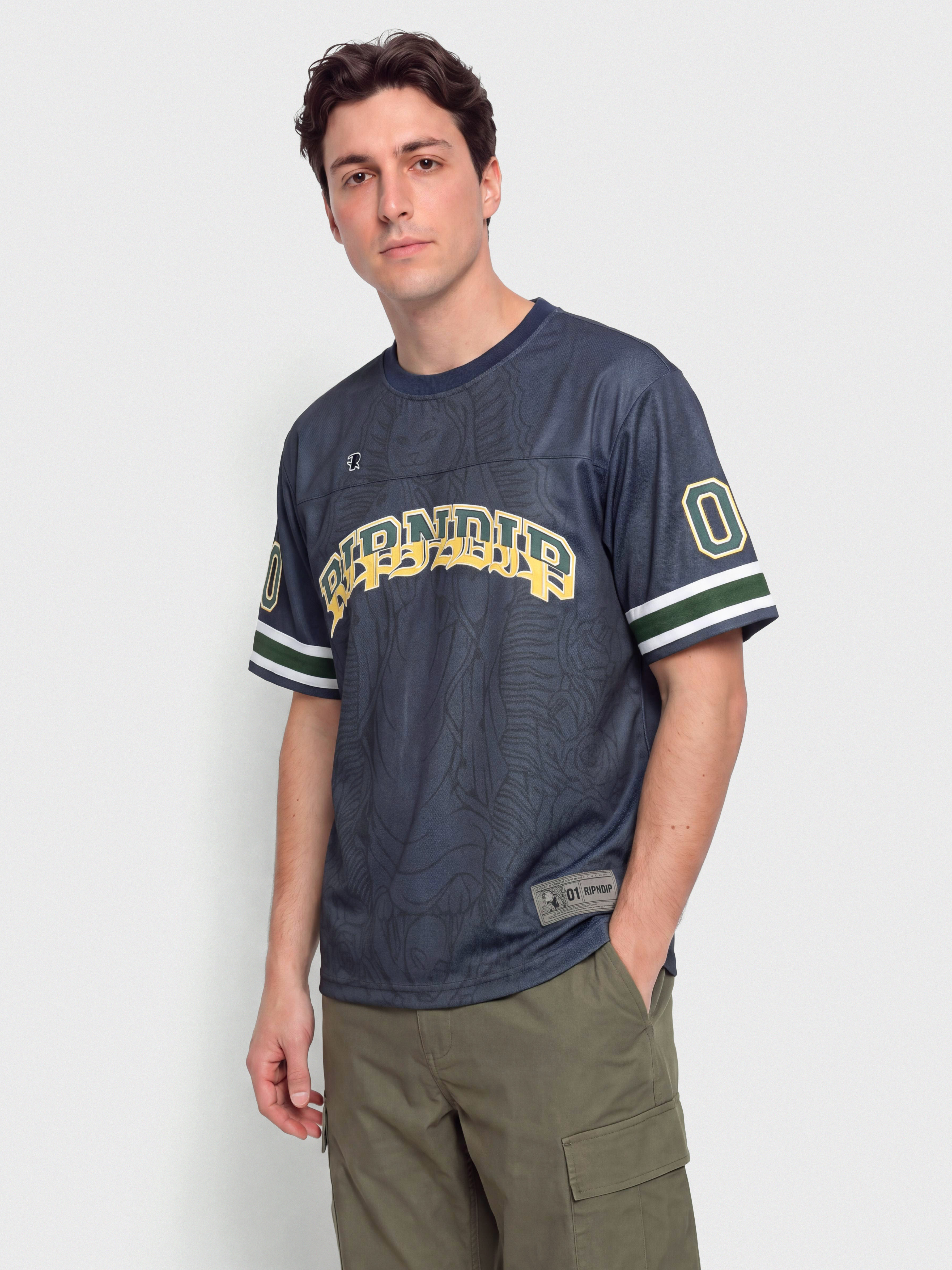 T-shirt RipNDip Mother Nerm Football Jersey (navy)