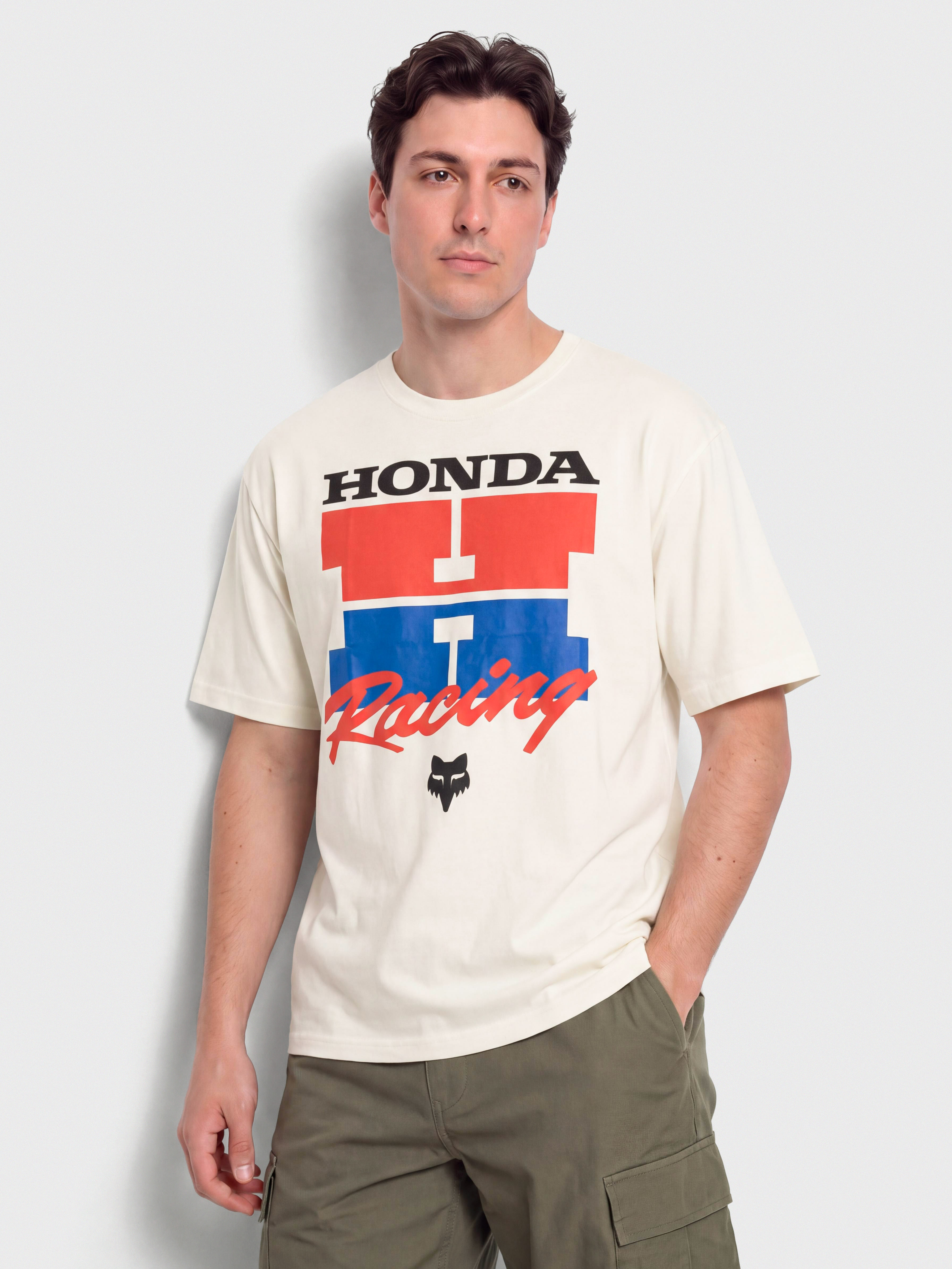 T-shirt Fox Honda Midweight (off white)