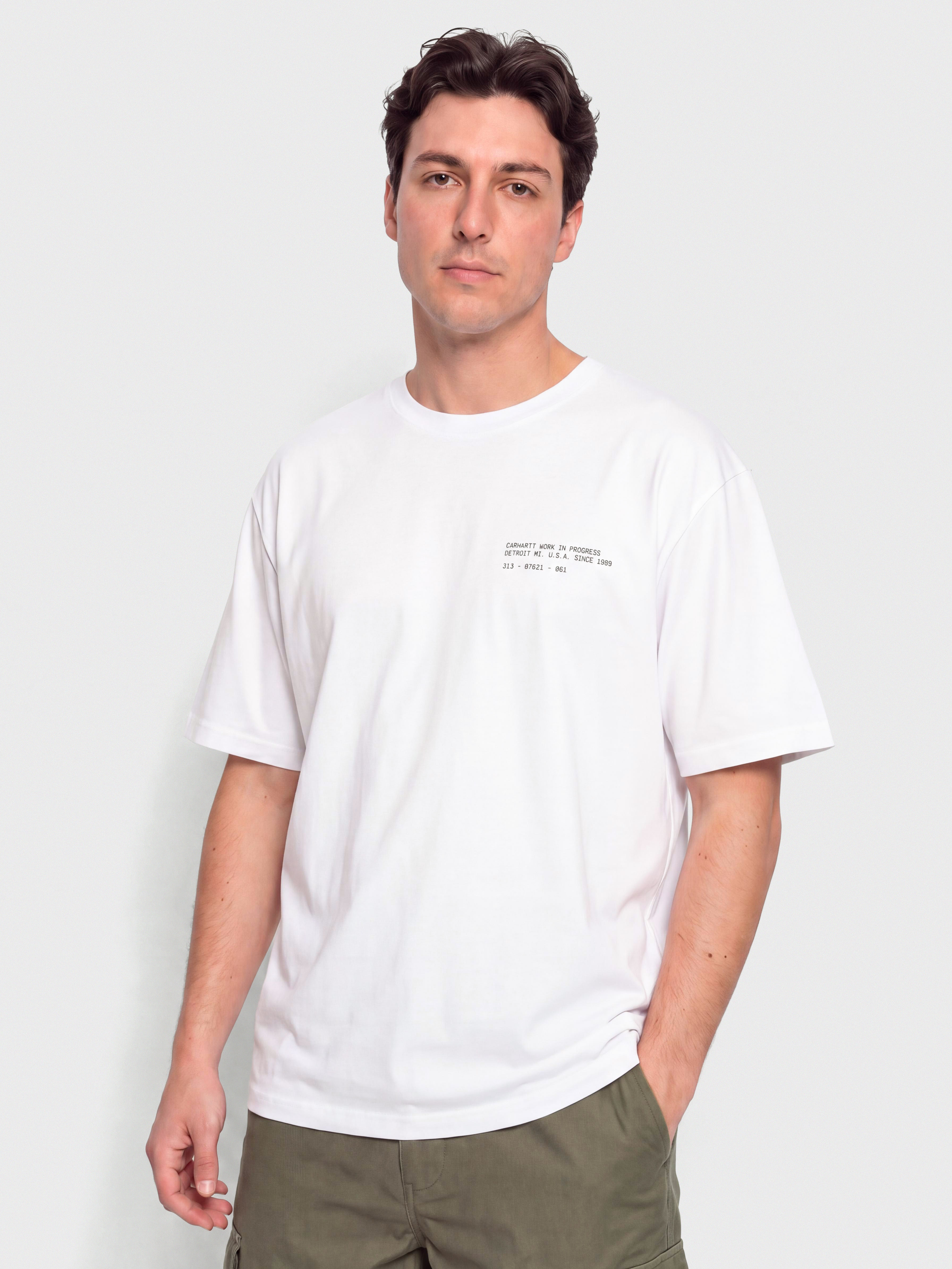 T-shirt Carhartt WIP Feather Progress (white)