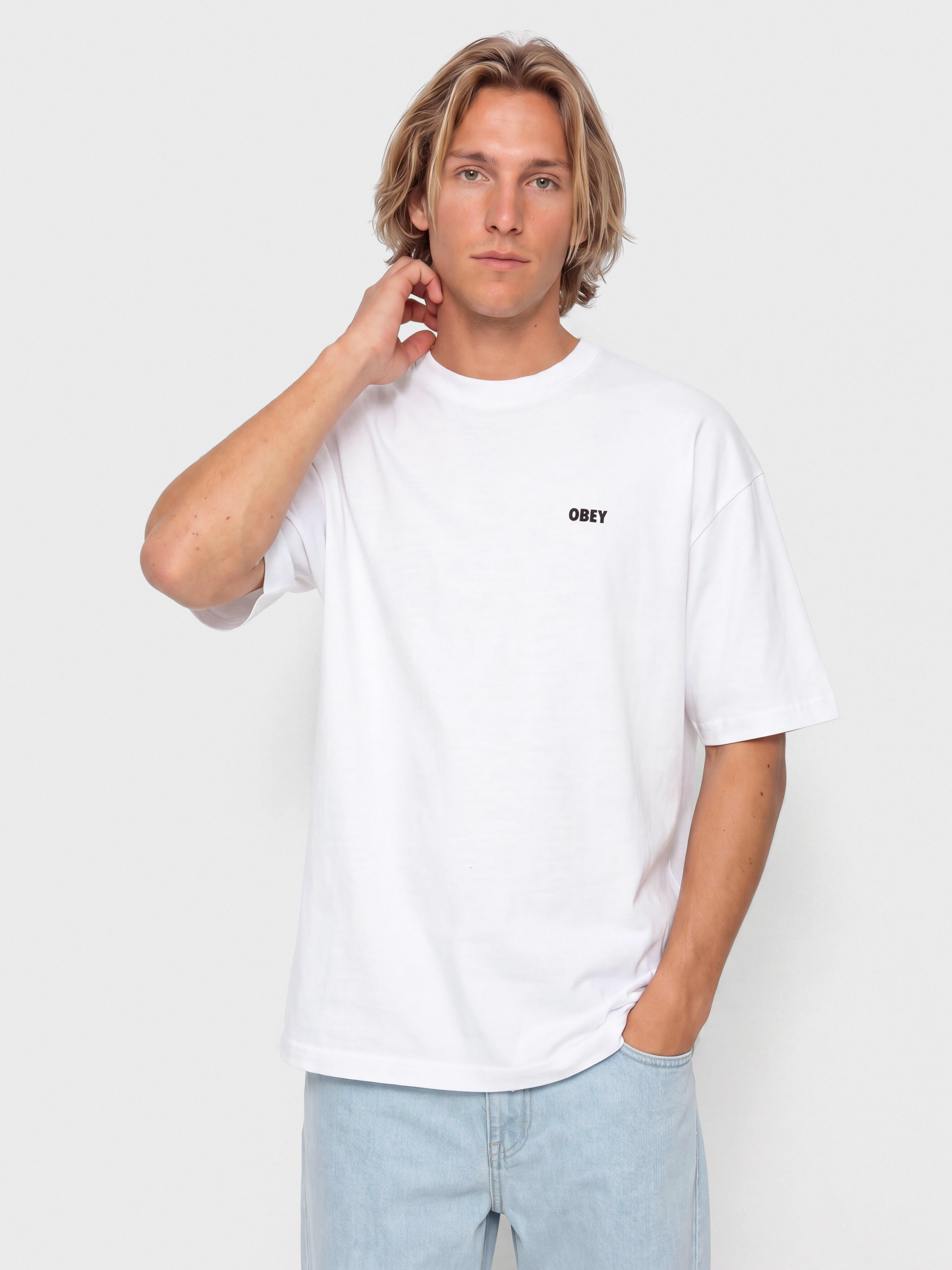 T-shirt OBEY Established Works Bold (white)