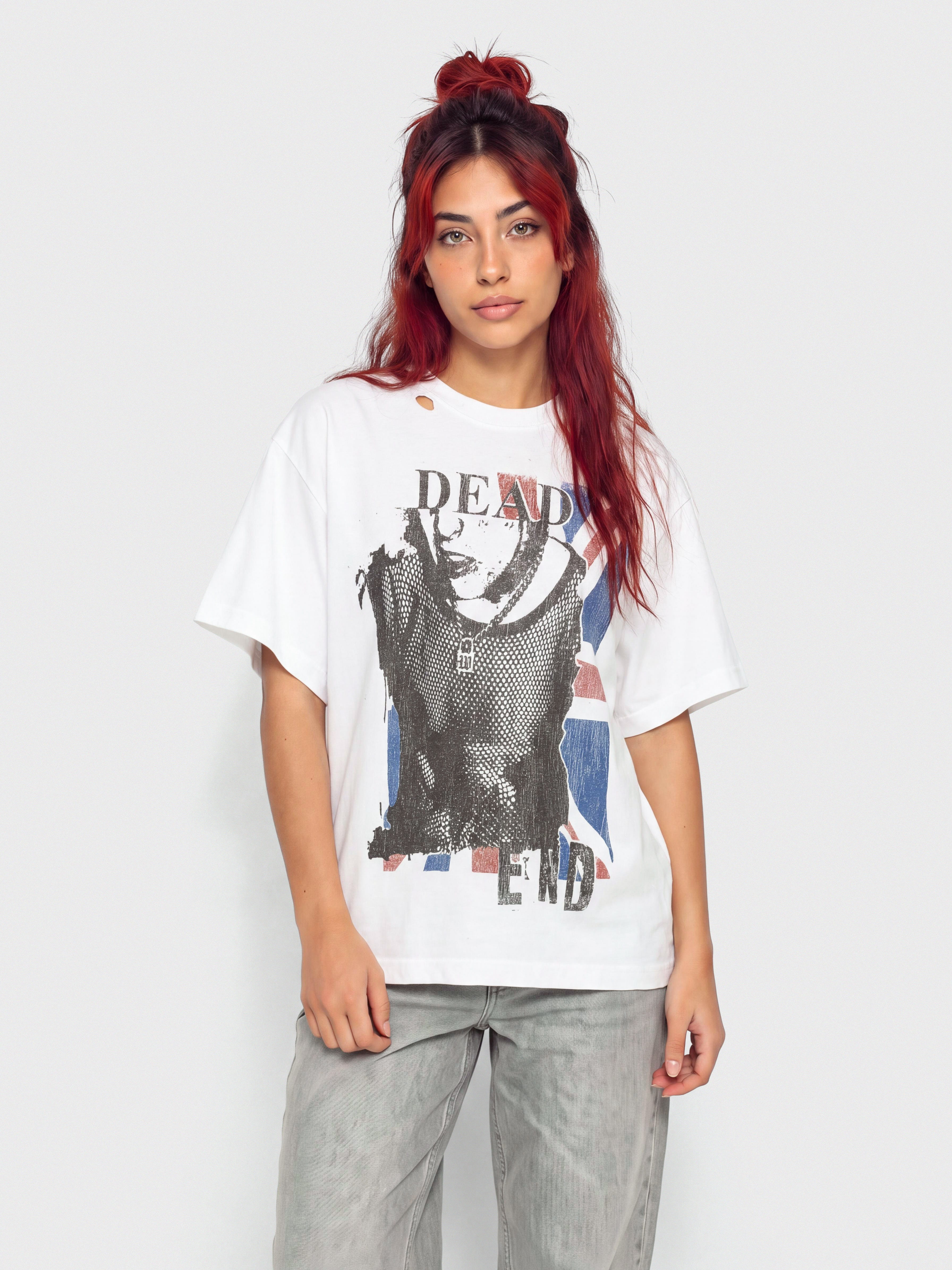 T-shirt Wasted Paris Dead End Sleaze (white)