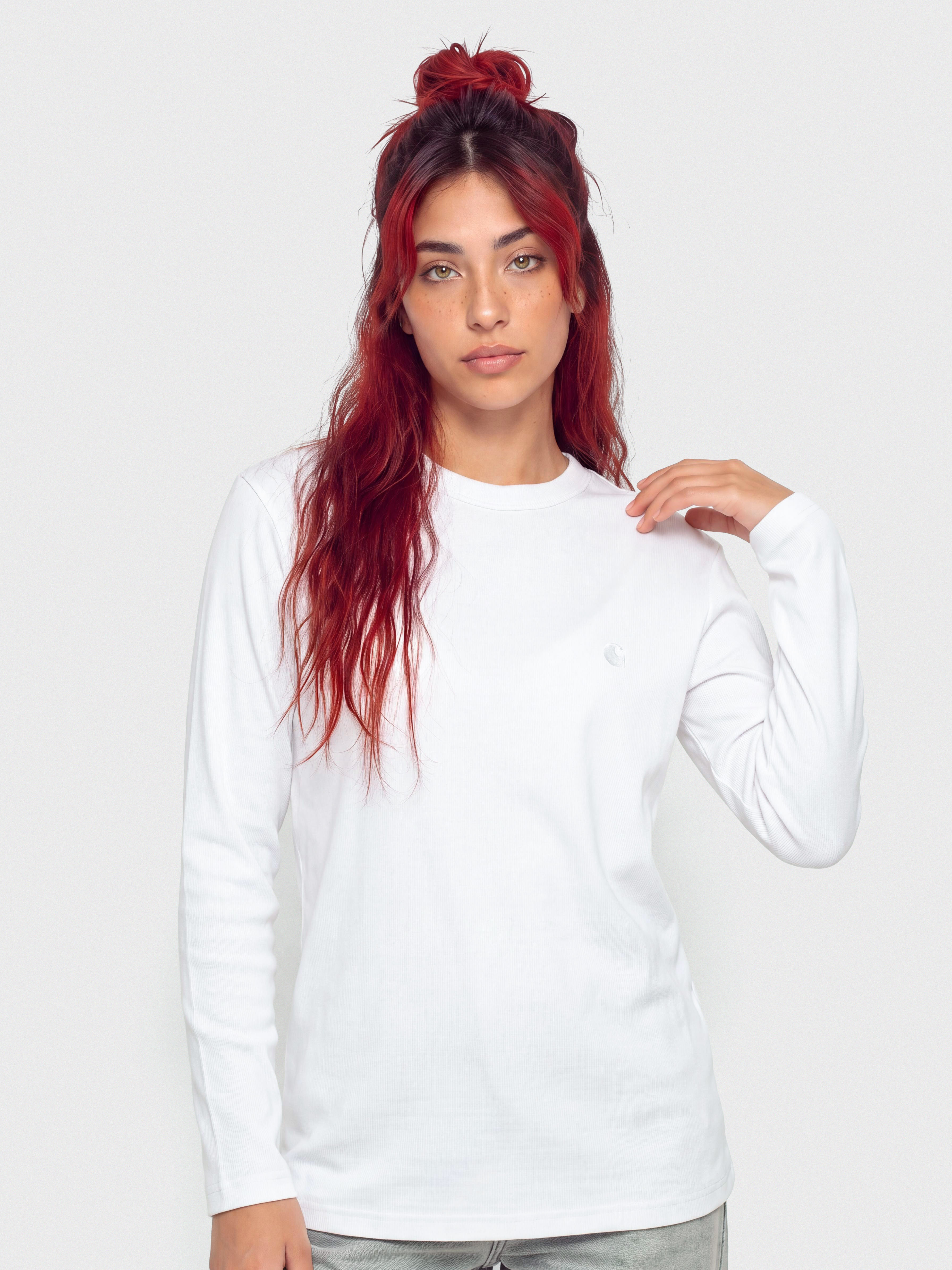 Longsleeve Carhartt WIP Philipa Wmn (white)