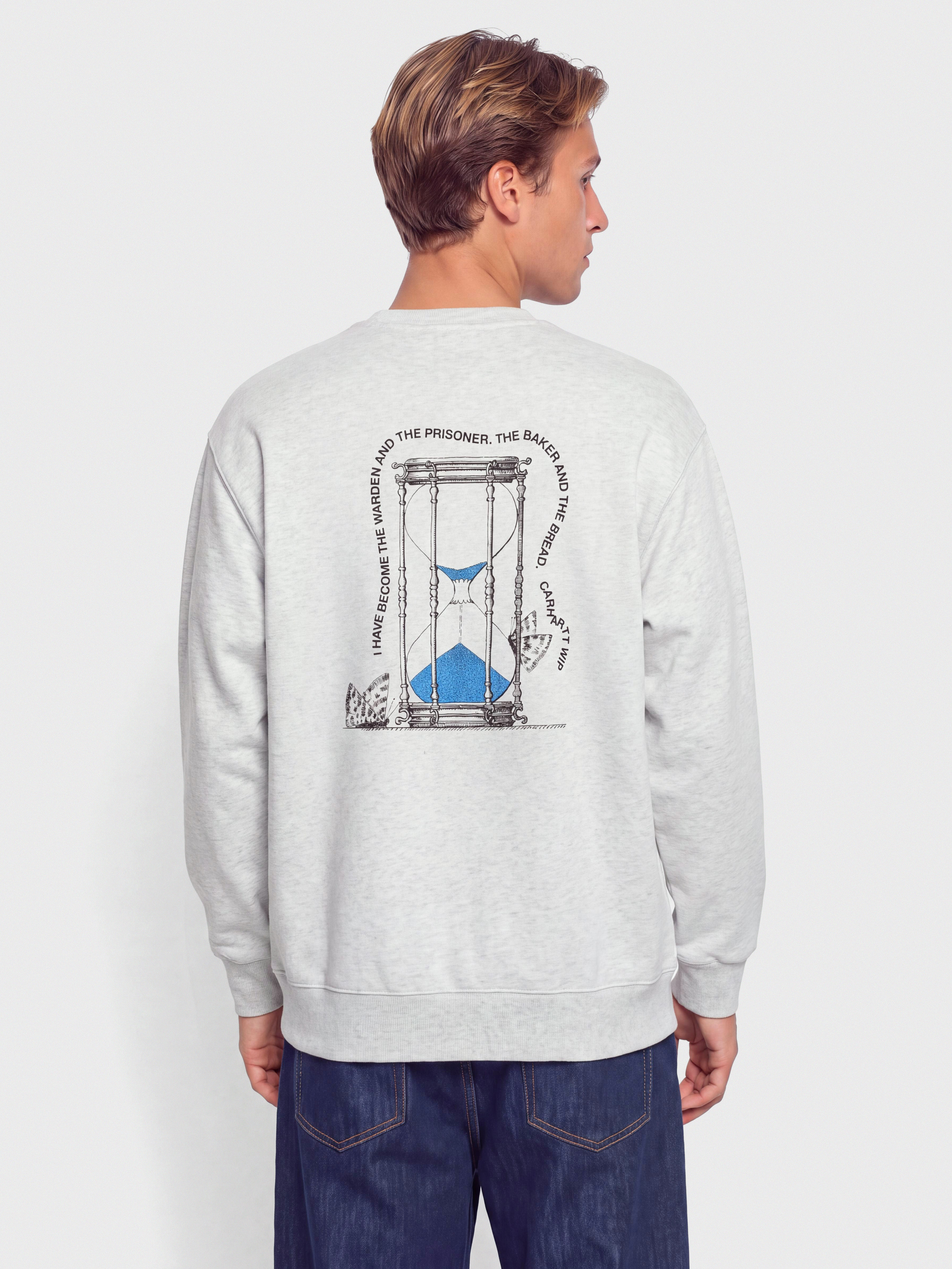 Bluza Carhartt WIP Hourglass (ash heather/stone washed)