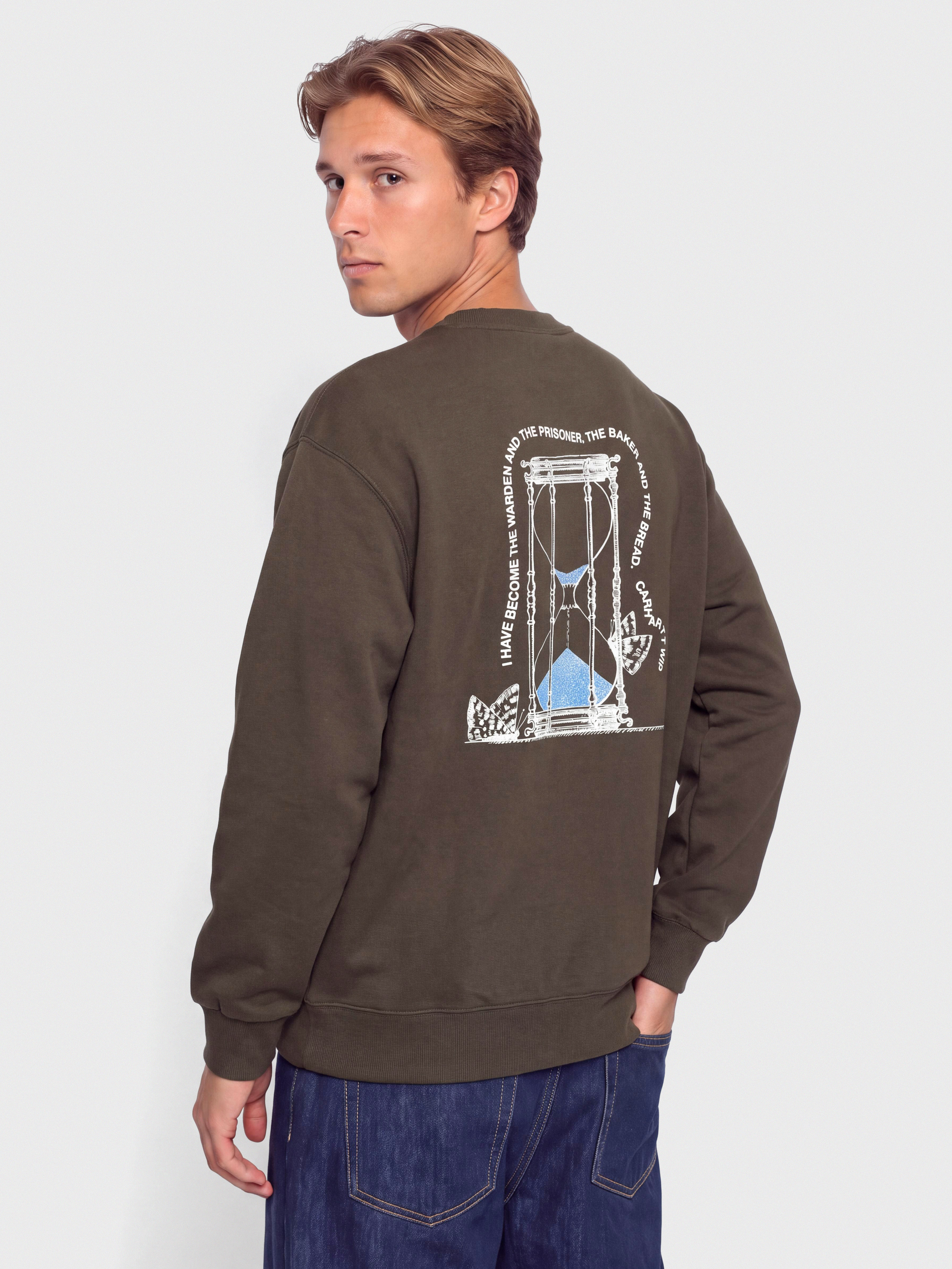 Bluza Carhartt WIP Hourglass (cypress/stone washed)