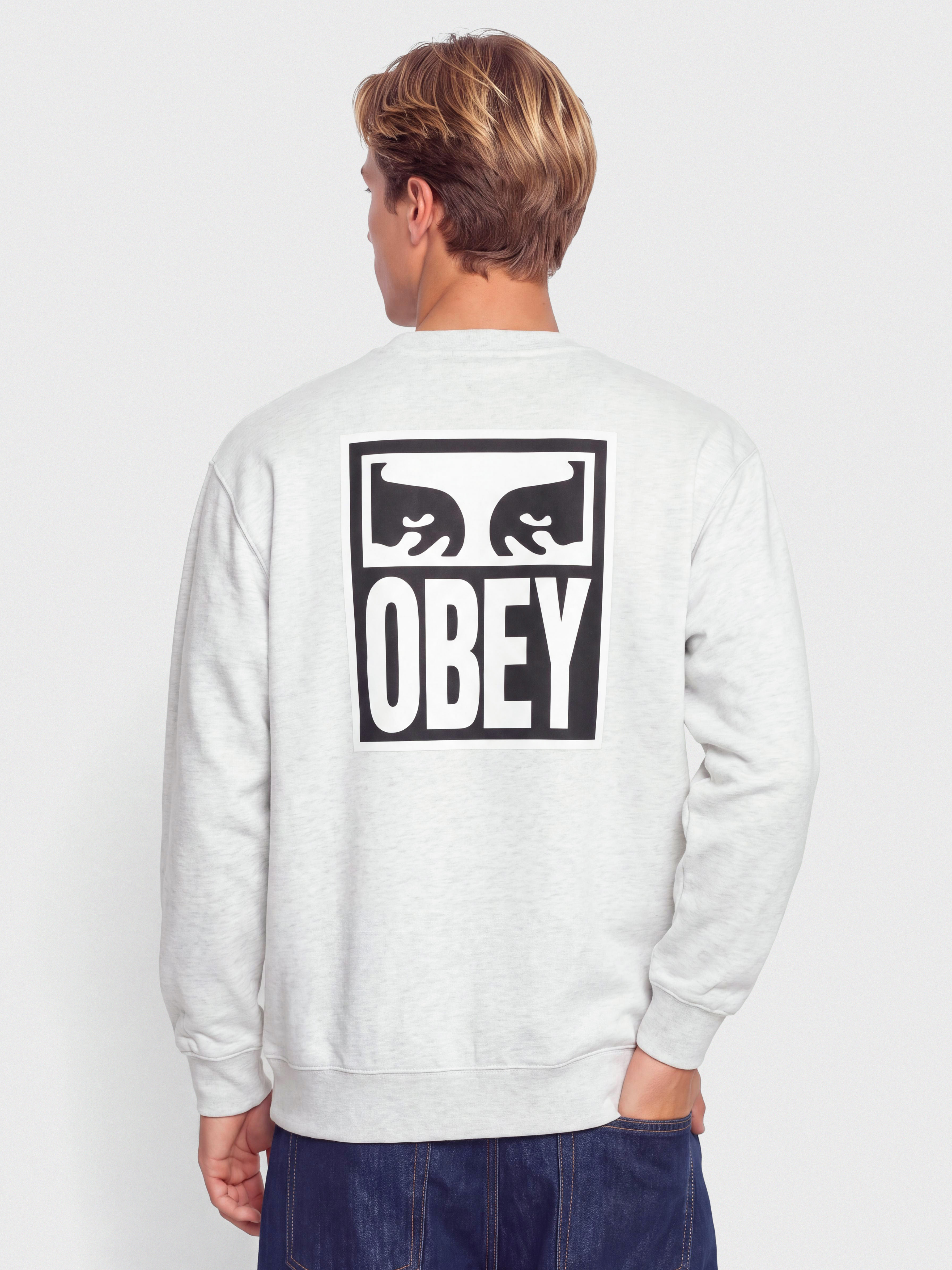 Bluza OBEY Eyes Icon (heather grey)