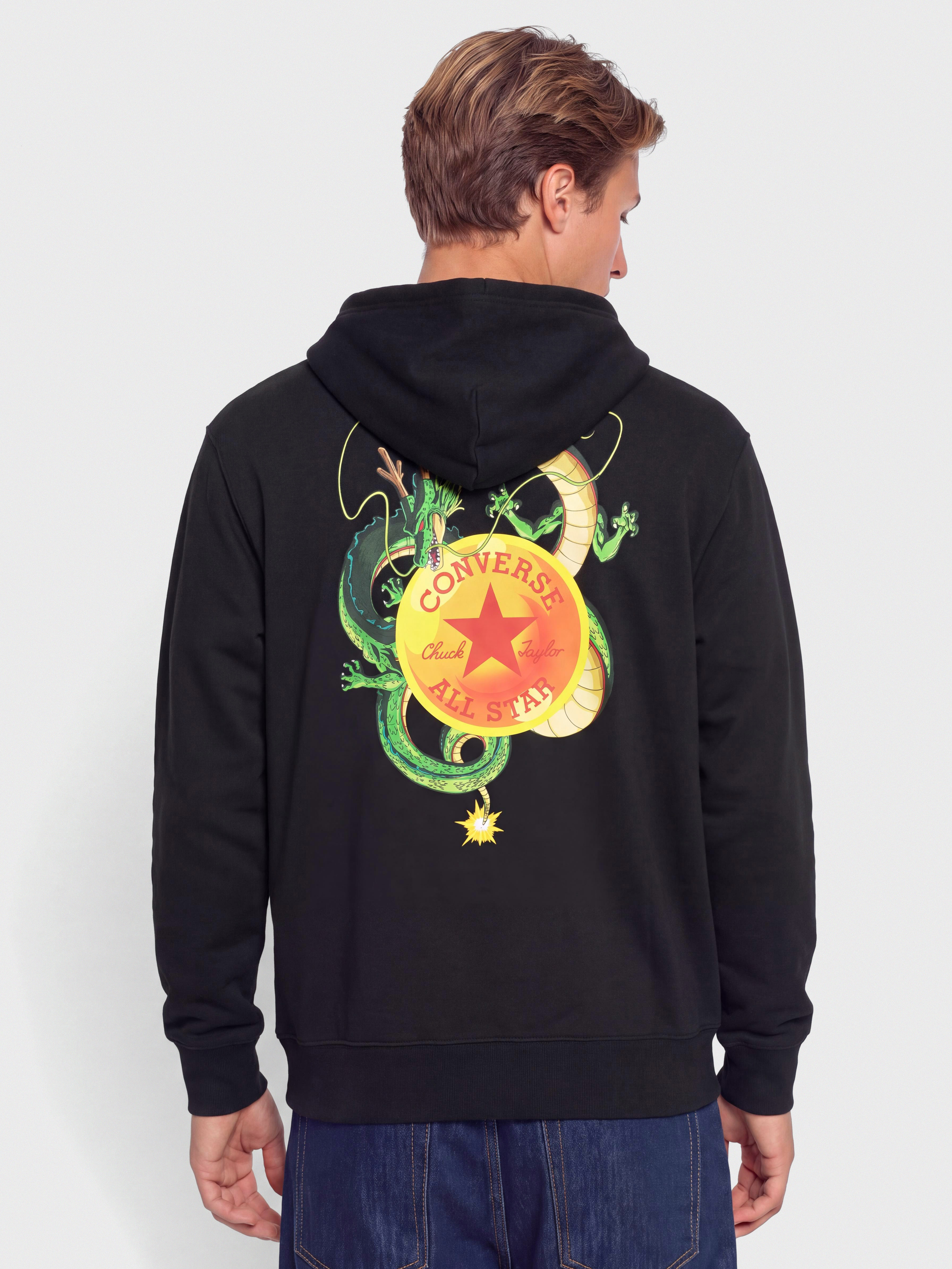 Bluza Converse X Dragon Ball Z Shenron Chuck (converse black)