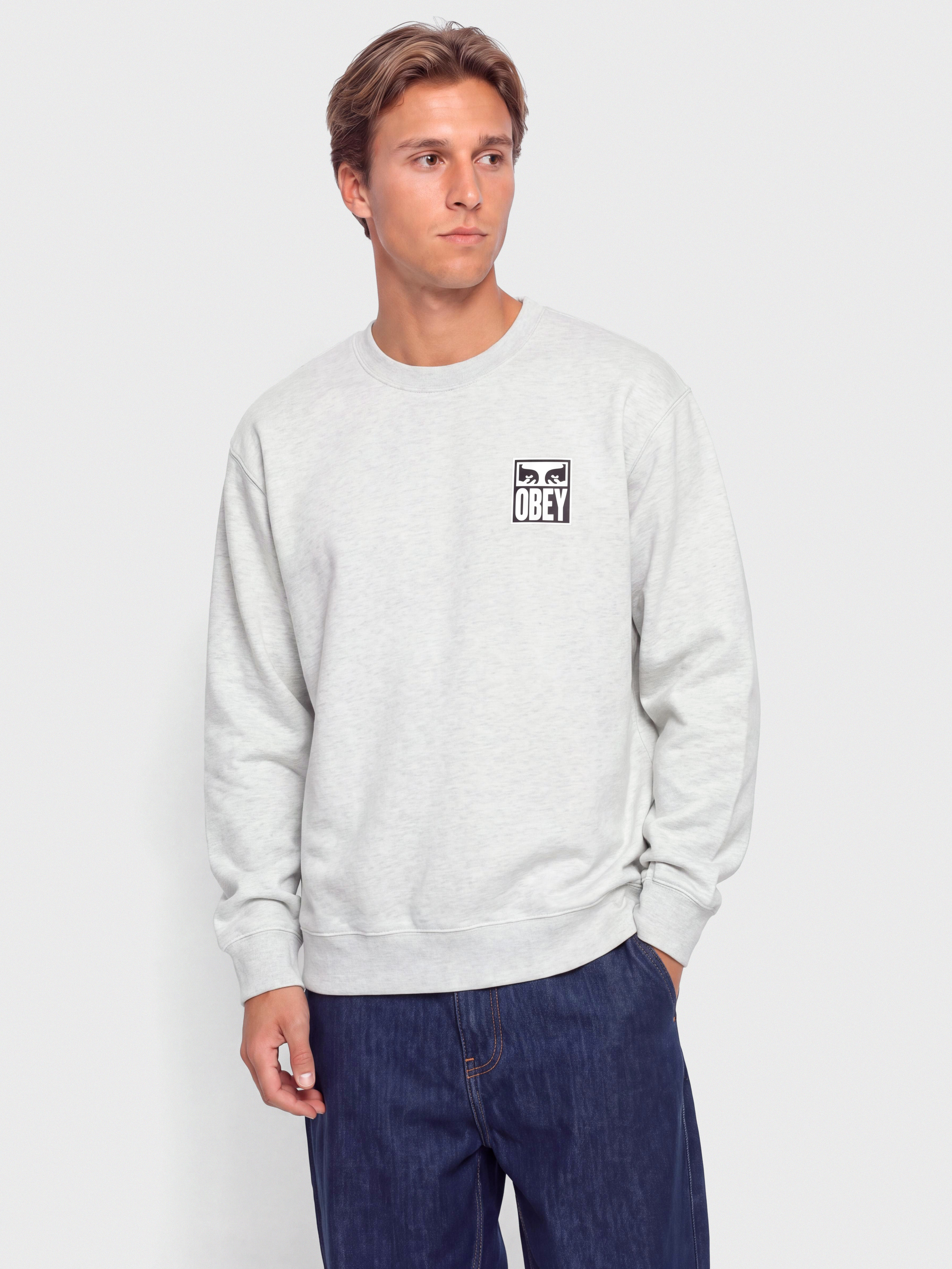 Bluza OBEY Eyes Icon (heather grey)