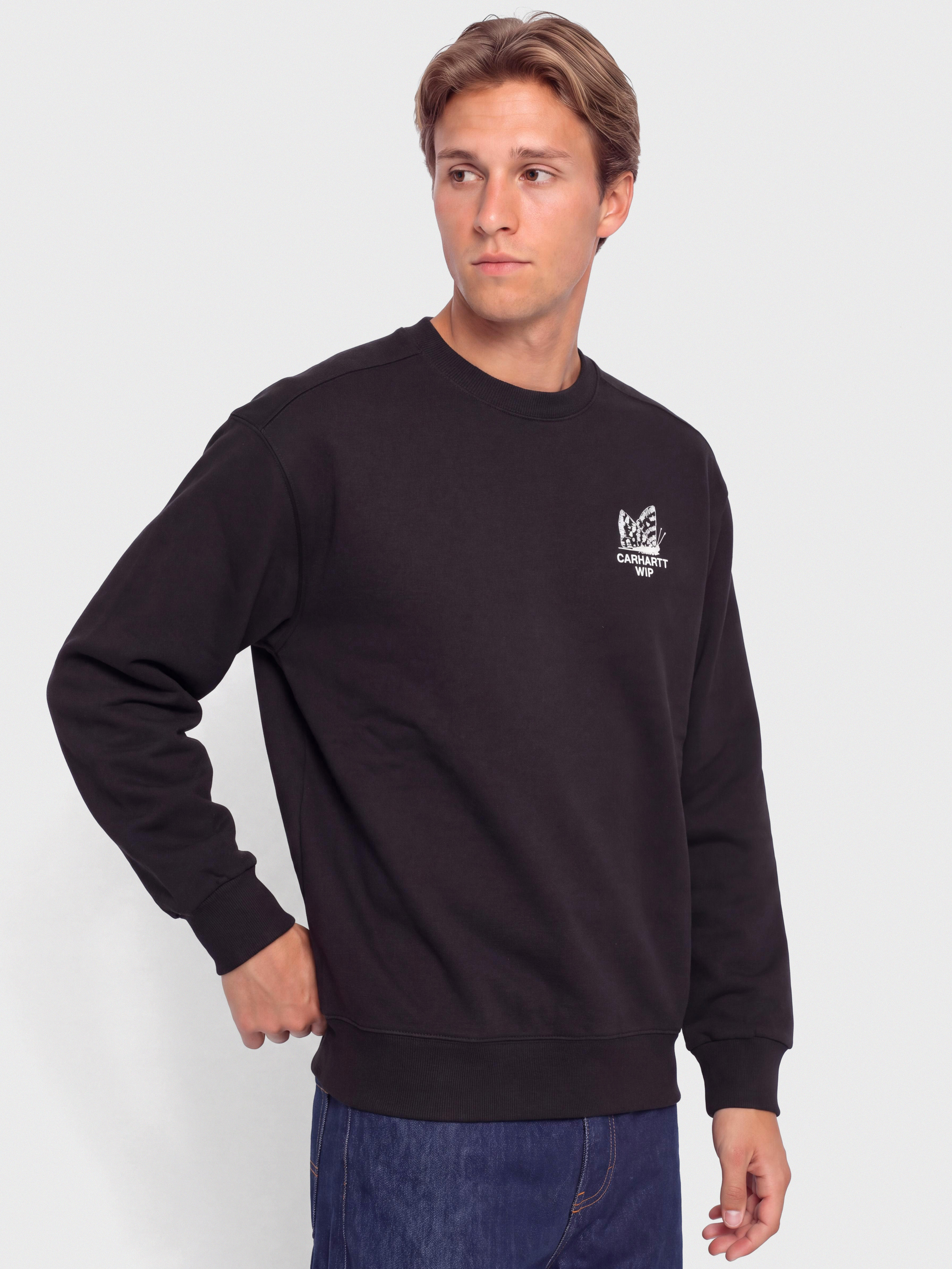 Bluza Carhartt WIP Hourglass (black/stone washed)