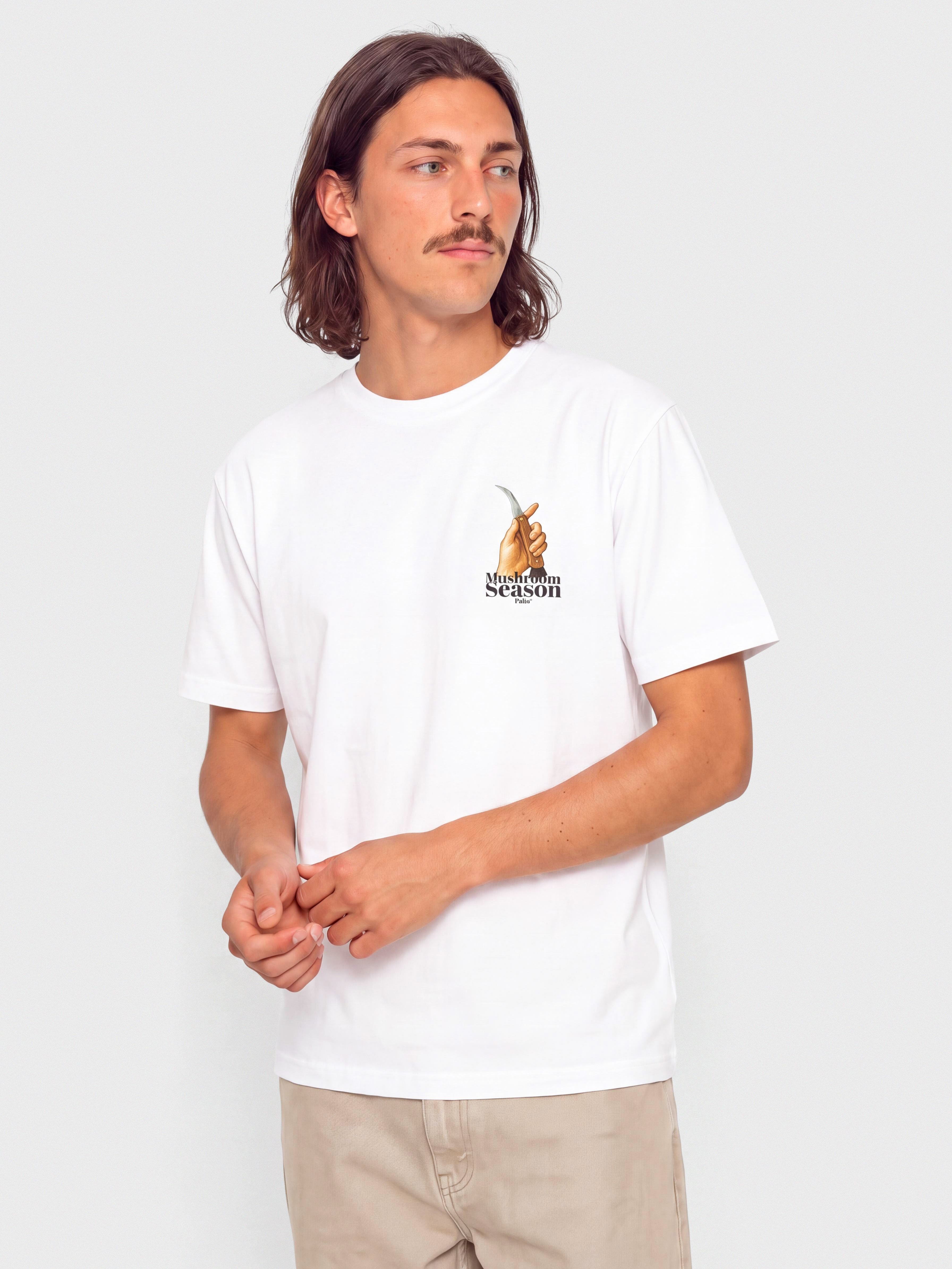 T-shirt Palto Mushroom Hunter (white)