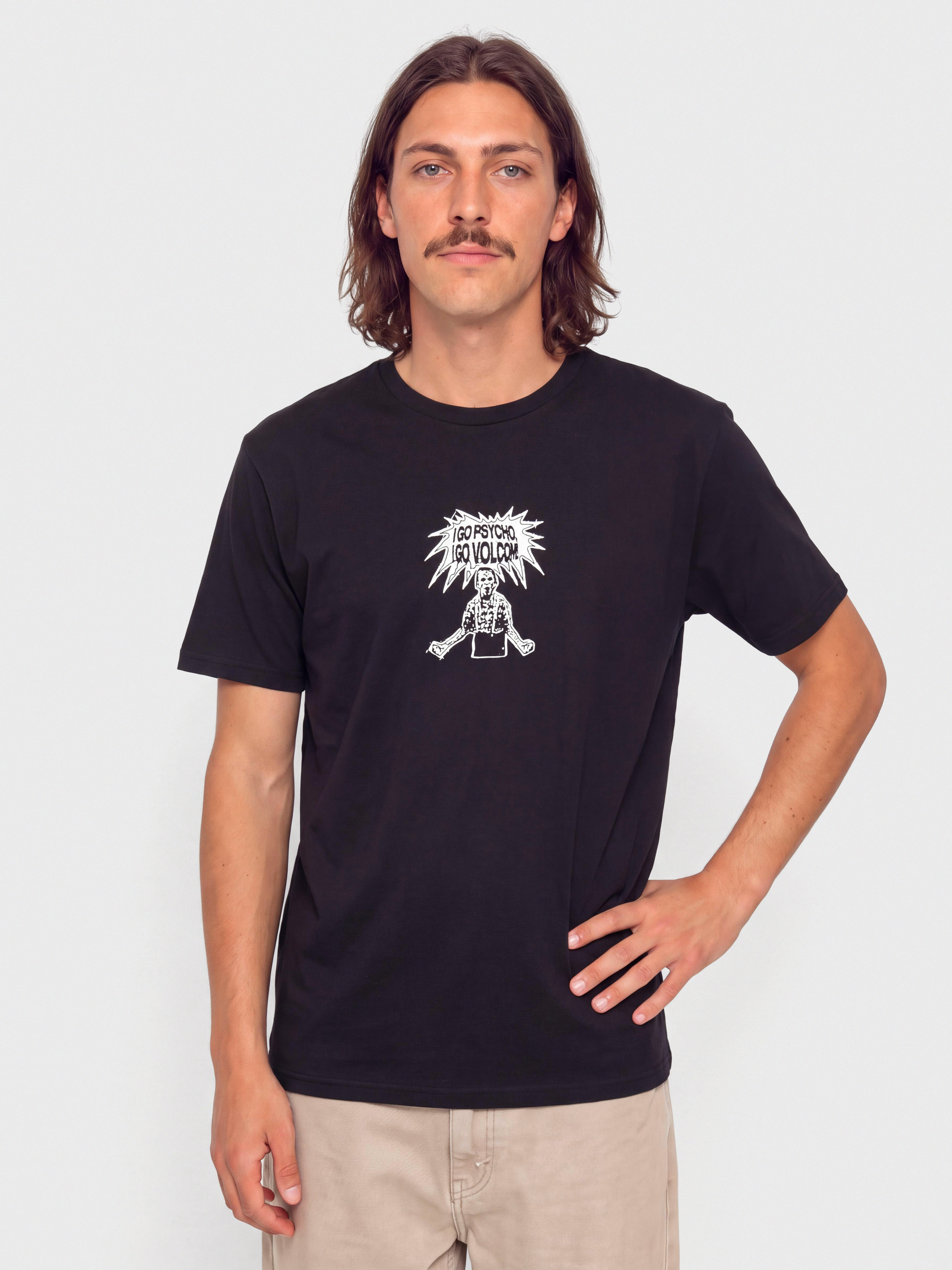 T-shirt Volcom I Go Psycho Bsc (black)