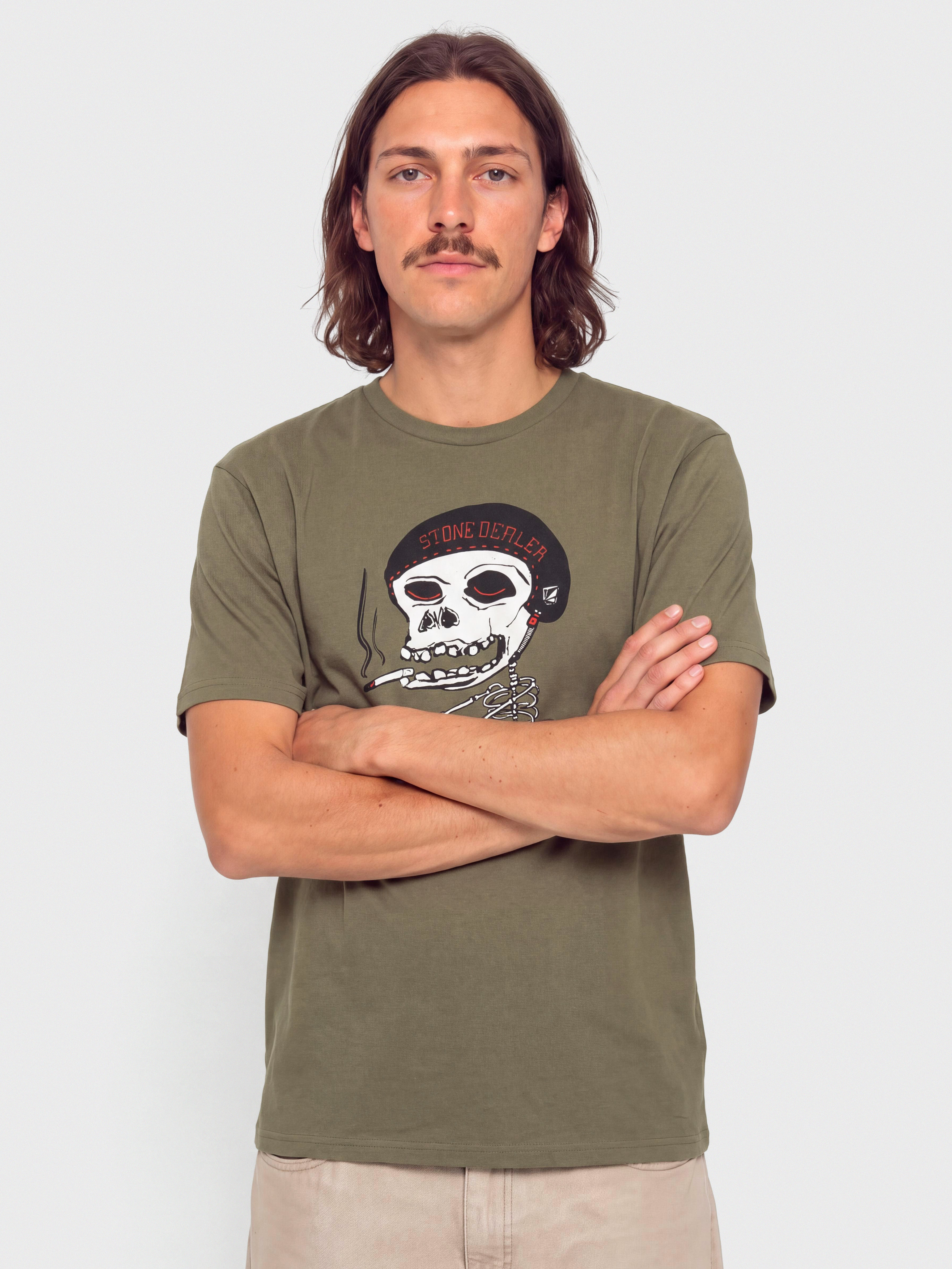 T-shirt Volcom Pierbike Bsc (wintermoss)