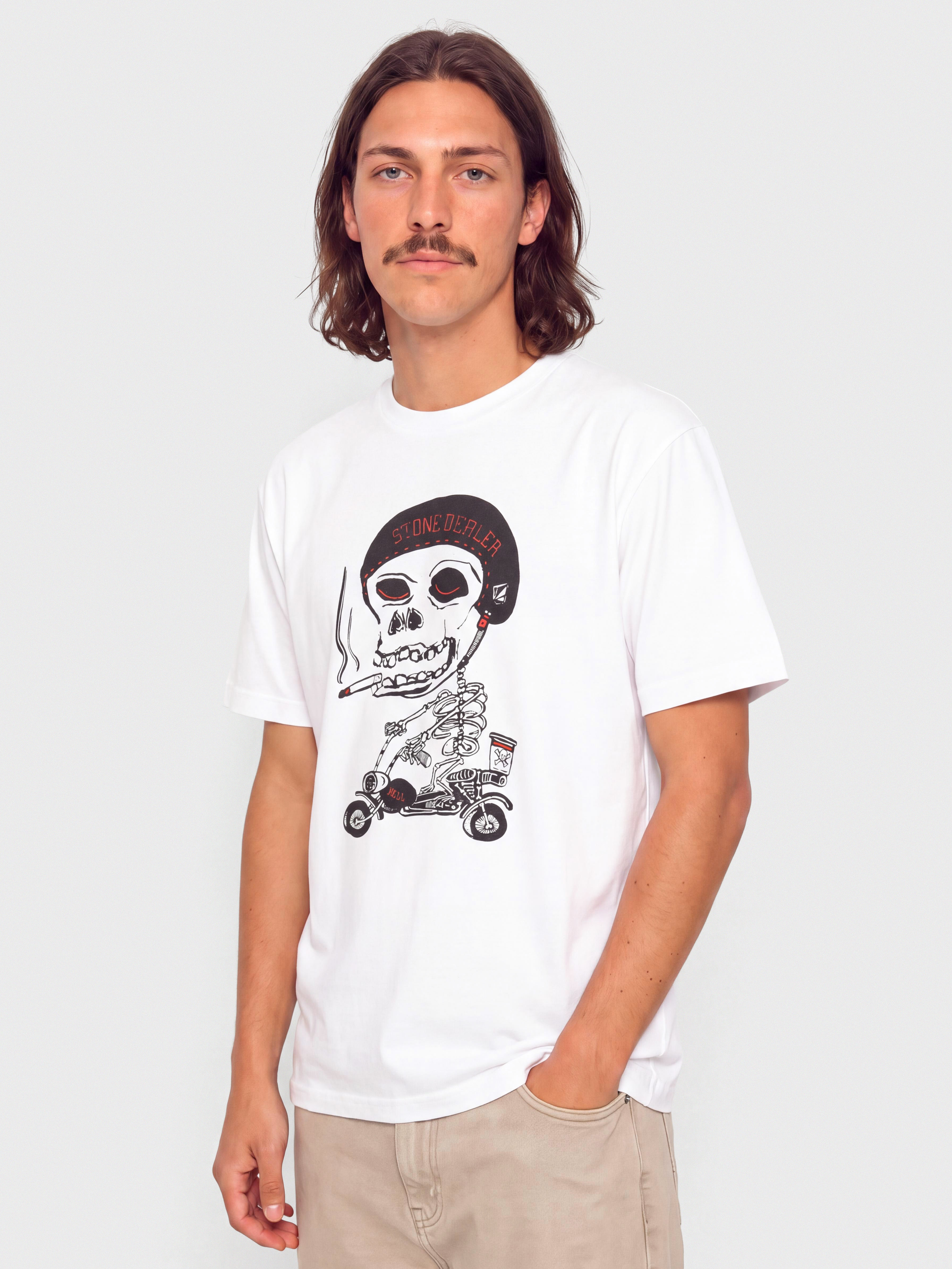 T-shirt Volcom Pierbike Bsc (white)