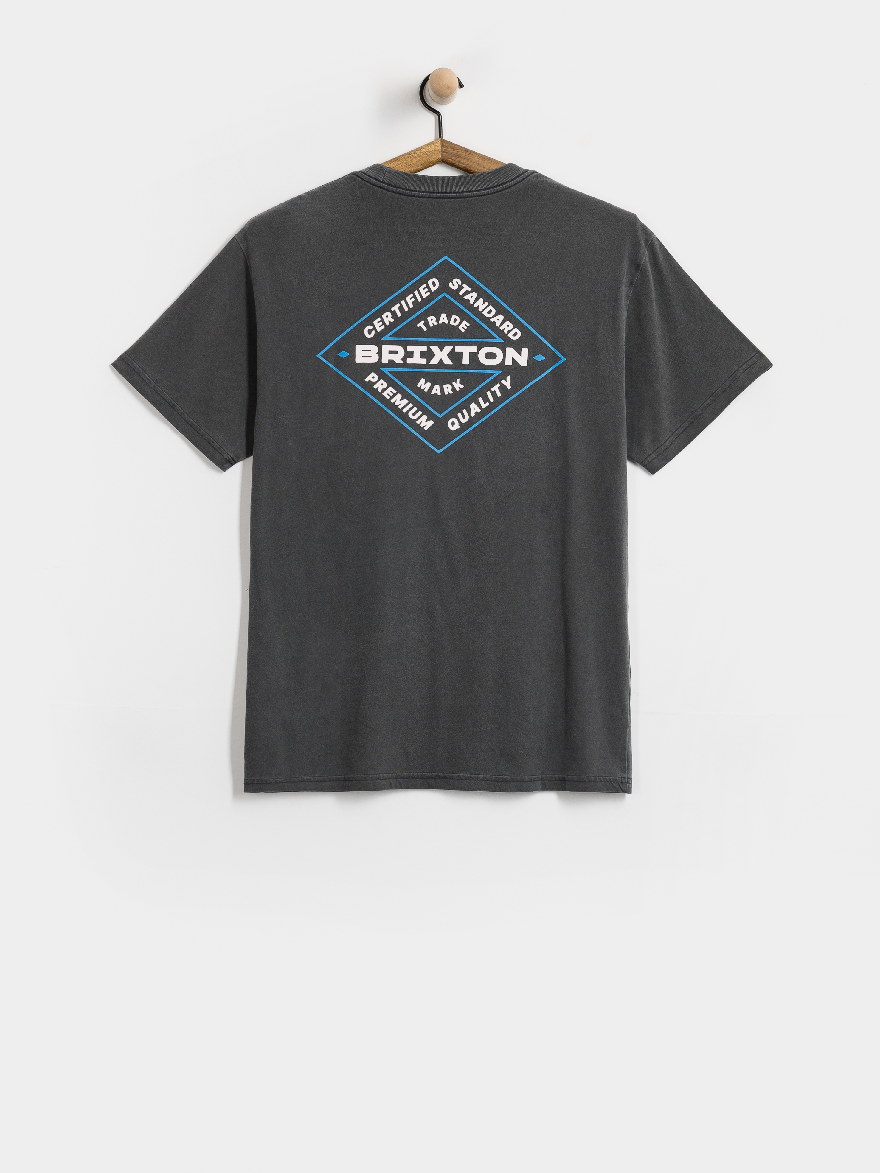 T-shirt Brixton Lowry Stnd (black worn wash)