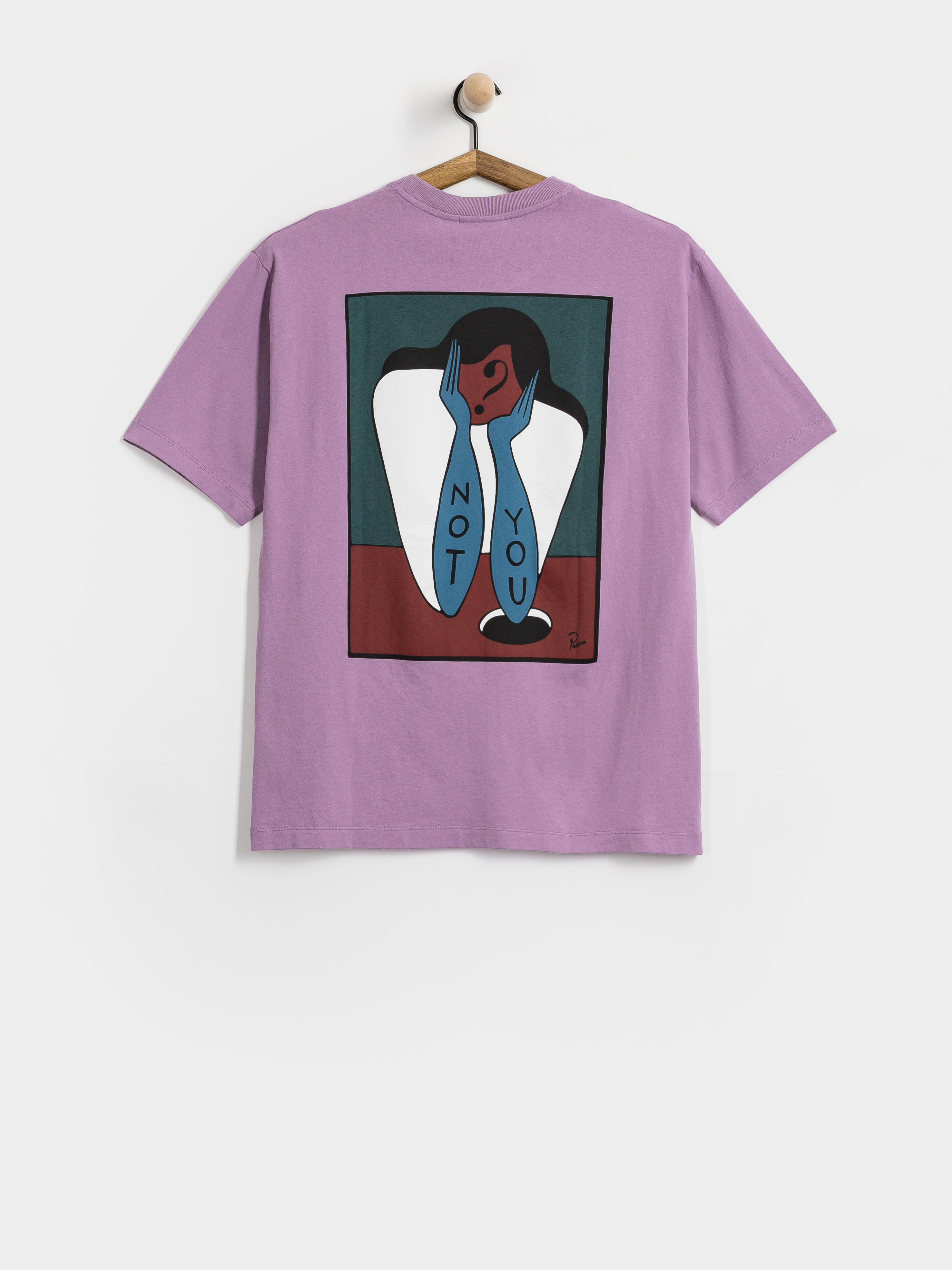 T-shirt by Parra Not You (purple)
