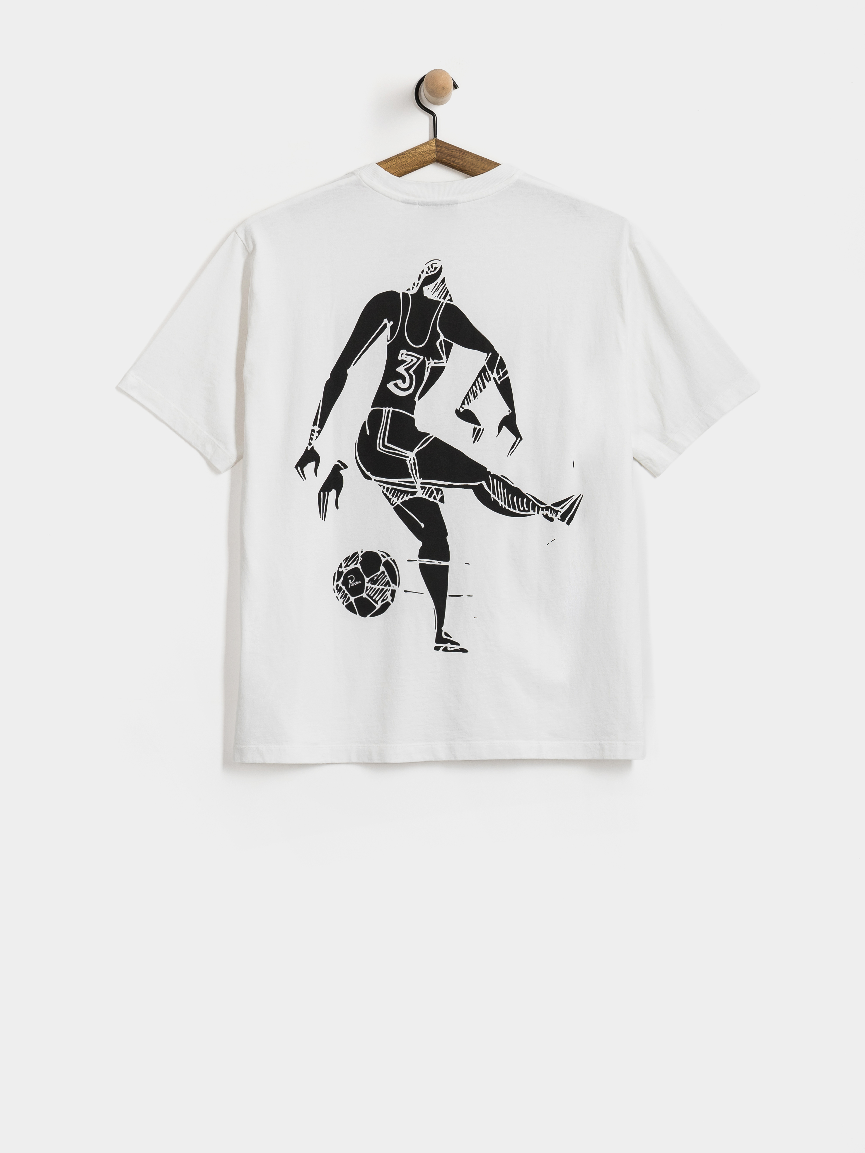 T-shirt by Parra Kicked Around (white)