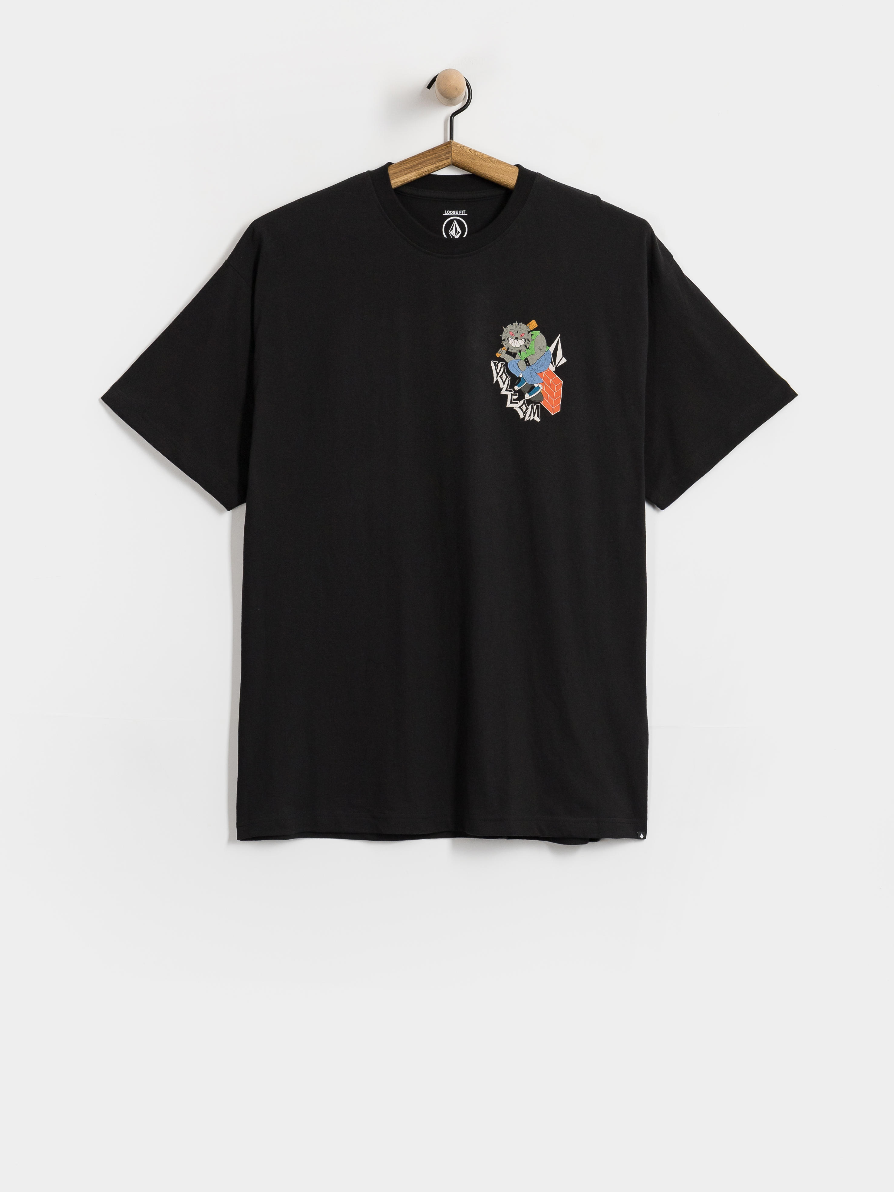 T-shirt Volcom Sk8 Break Lse (black)