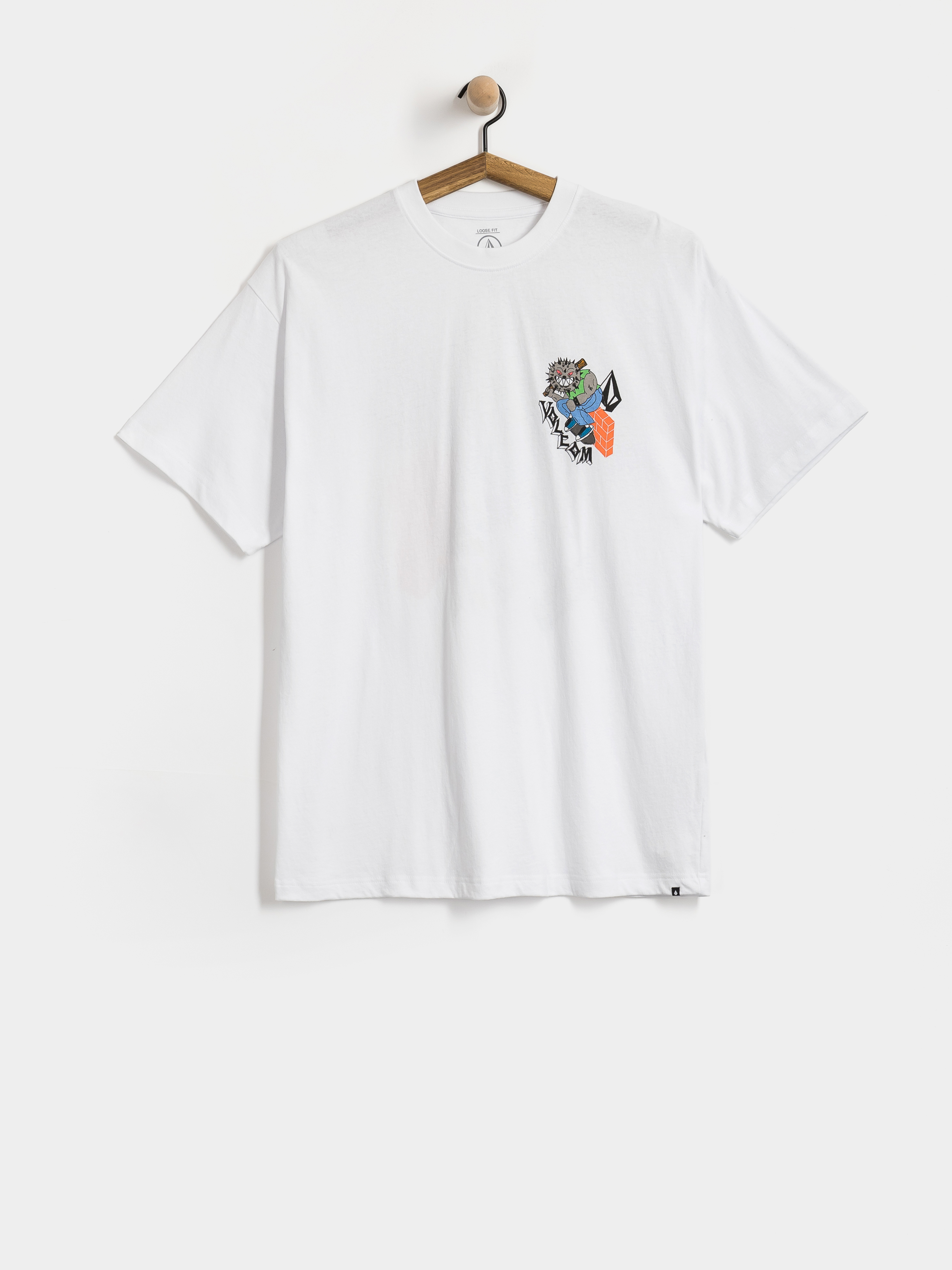T-shirt Volcom Sk8 Break Lse (white)