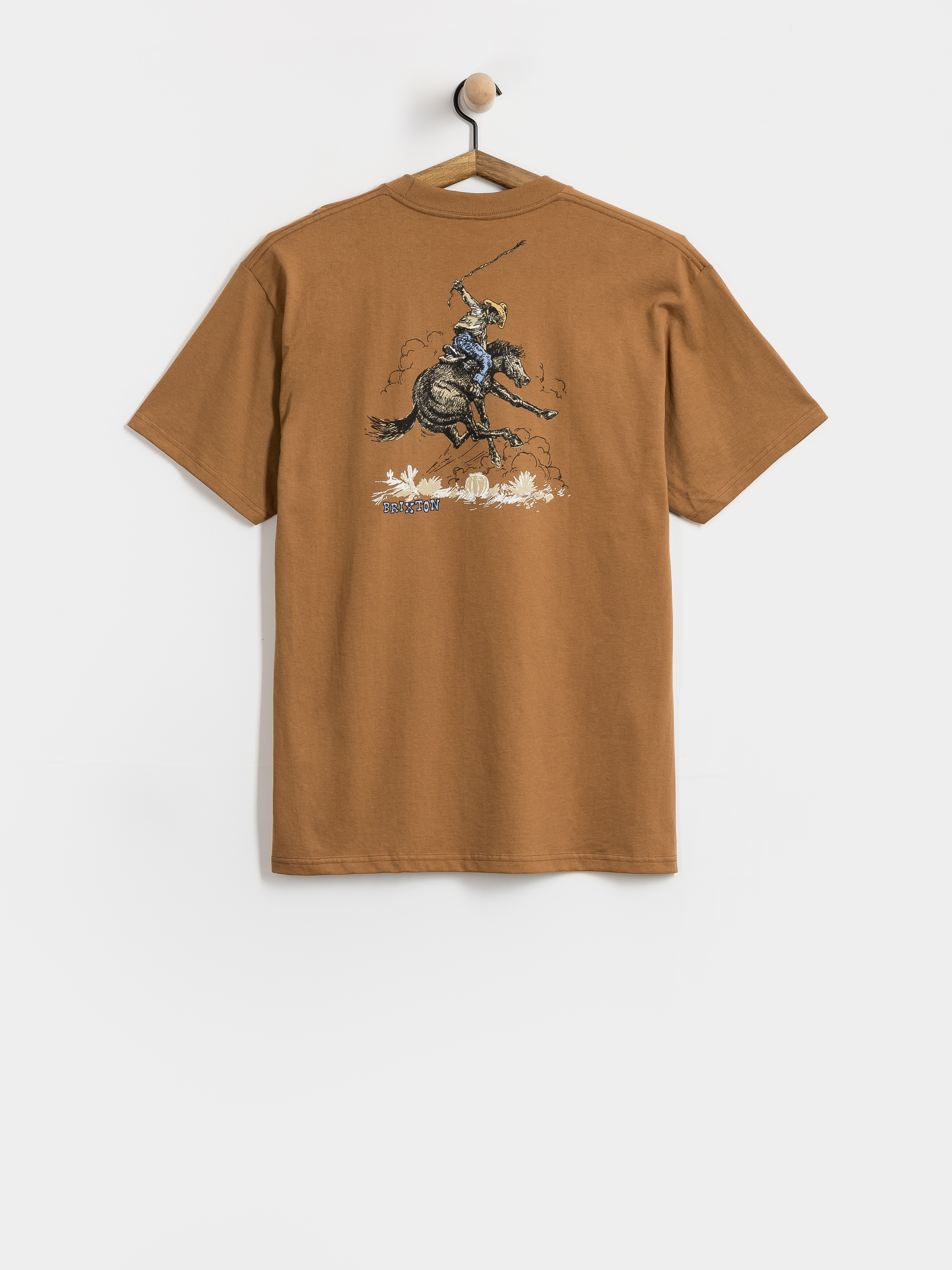 T-shirt Brixton Stirrup Stnd (brown sugar)