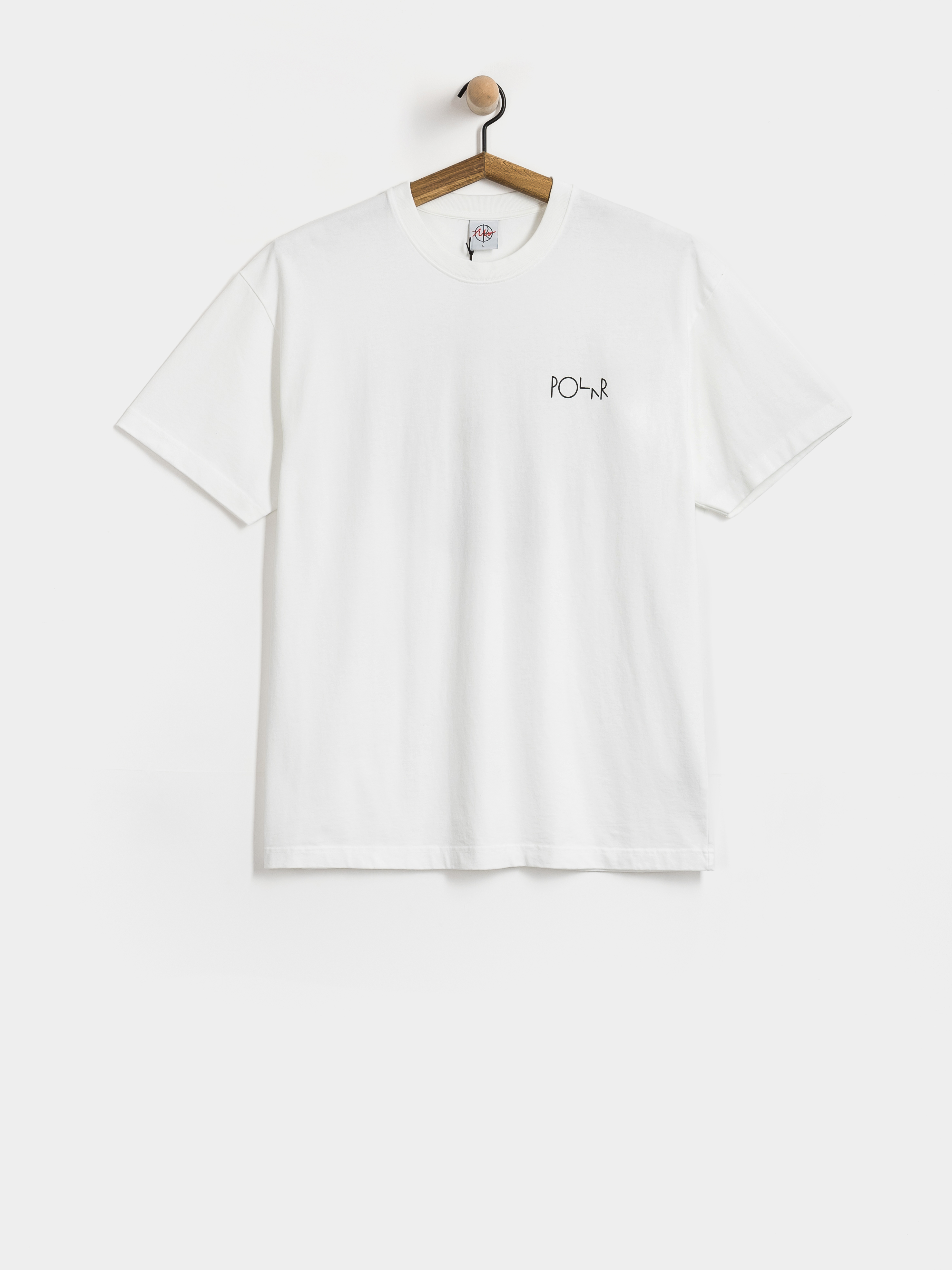T-shirt Polar Skate Fill Logo Klez Crossing (white)